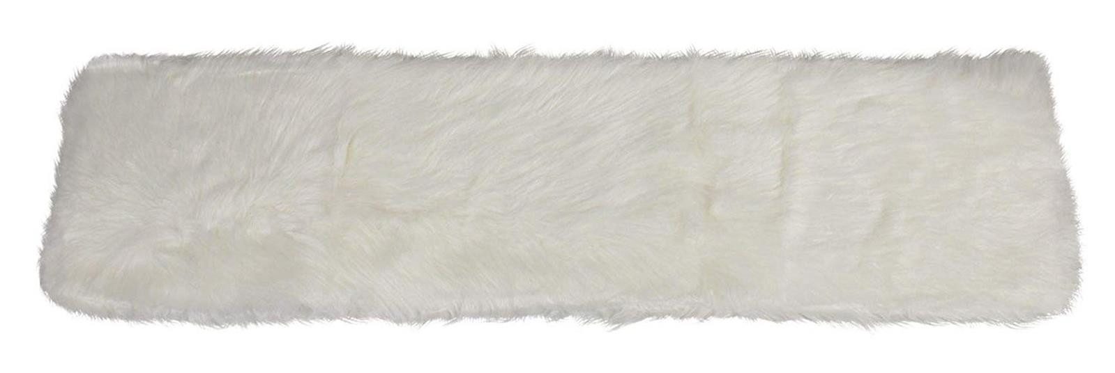 Dekoleidenschaft Tischläufer aus Kunstfell creme / weiß, verschiedene Größe günstig online kaufen