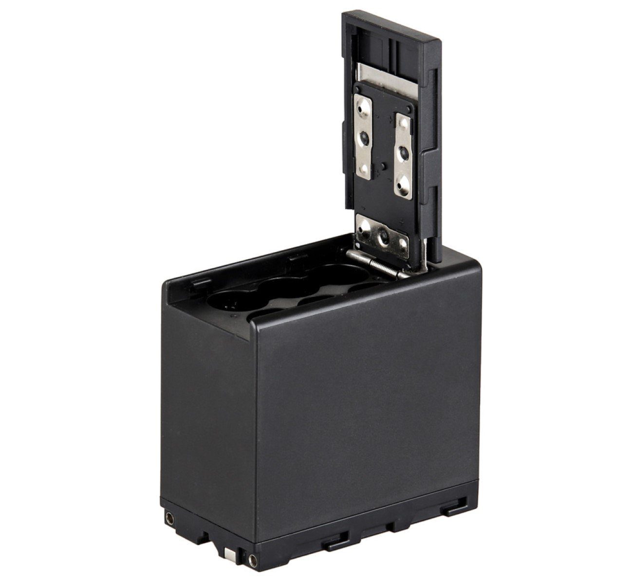 ayex Akku-Adapter Batteriebox für NP-F570, Sony NP-F770 Kamera-Akku NP-F550, NP-F750