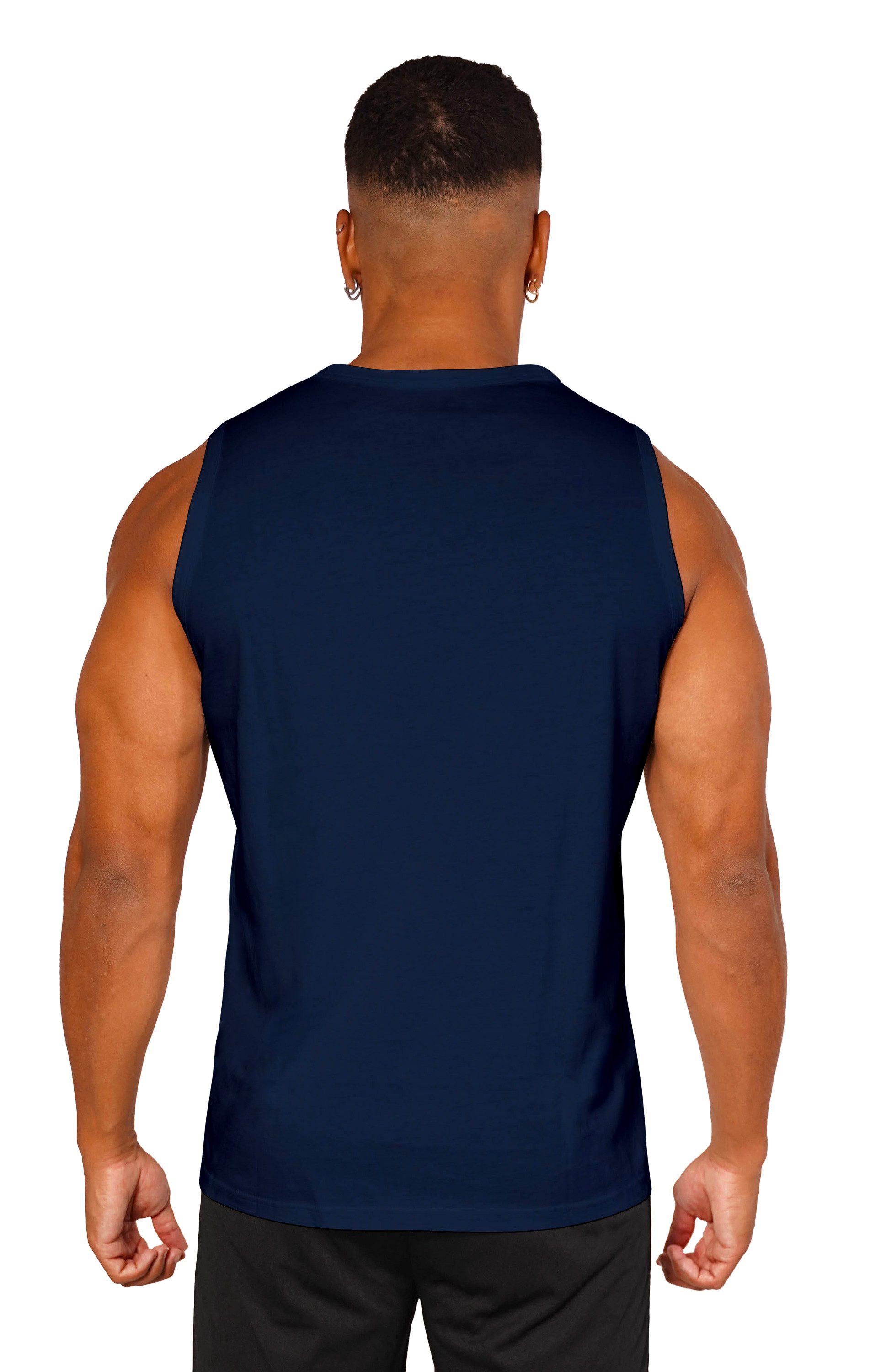 Stark Soul® Tanktop Tank Top Herren, Ärmelloses Sommer Shirt, aus reiner Baumwolle Single Jersey