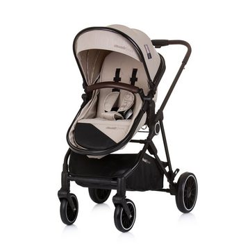 Chipolino Kombi-Kinderwagen Kinderwagen Aura 2 in 1, umbaubar Wickeltasche Sitz umkehrbar bis 22 kg