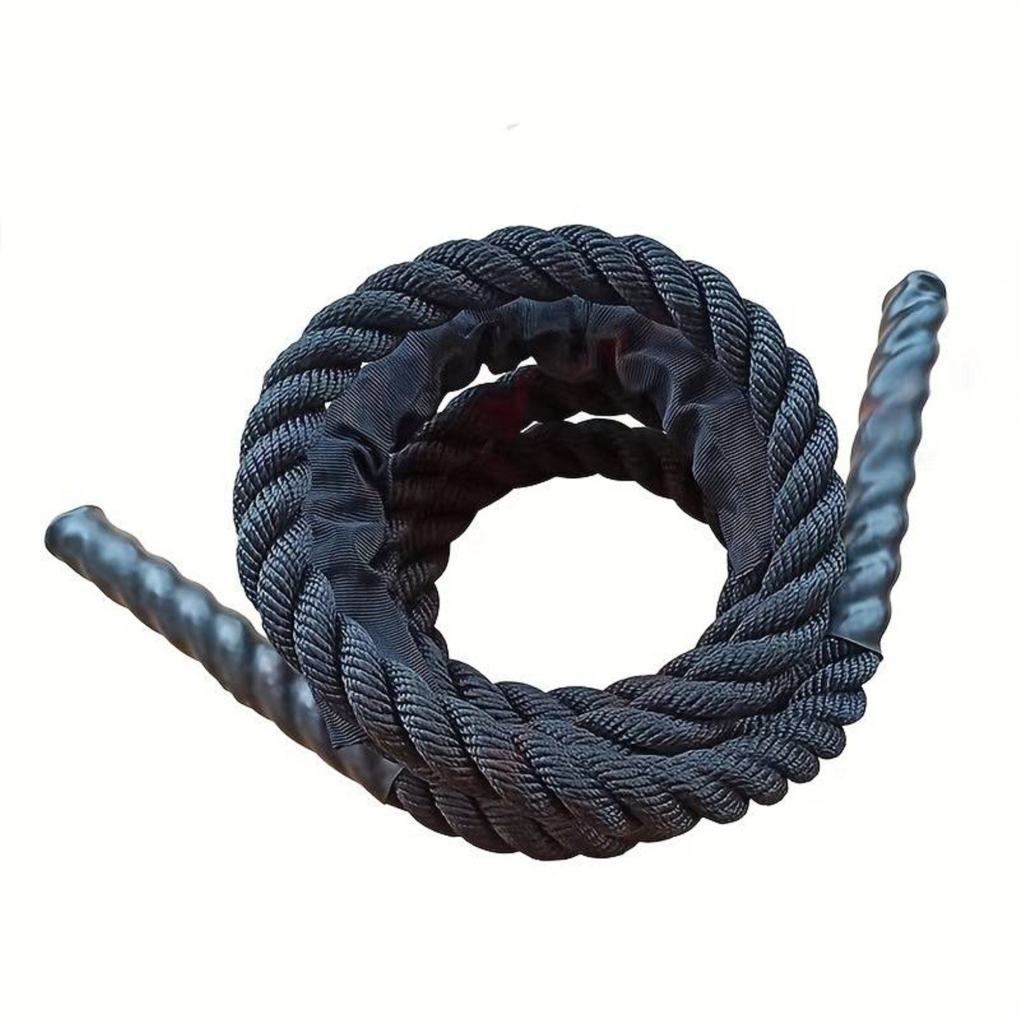 BAY-Sports Springseil Battle Rope Tau Heavy SCHWER DICK Sprungseil Boxen Fitness, 1,2 Kilo schwer, 275 cm lang, 2,7 cm dick