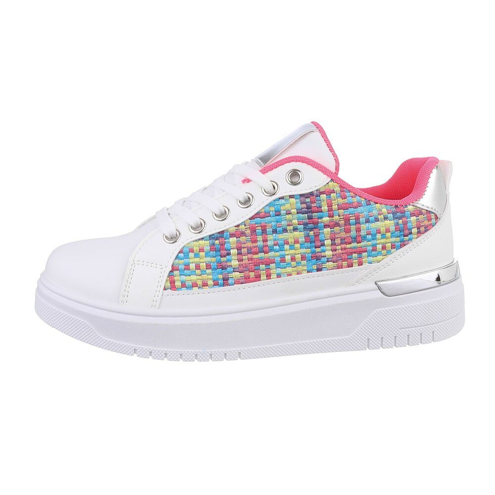 Ital-Design Damen Low-Top Freizeit Sneaker Keilabsatz/Wedge günstig online kaufen