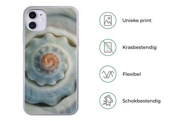 MuchoWow Handyhülle Muschel - Spirale - Meer, Handyhülle Apple iPhone 11, Smartphone-Bumper, Print, Handy