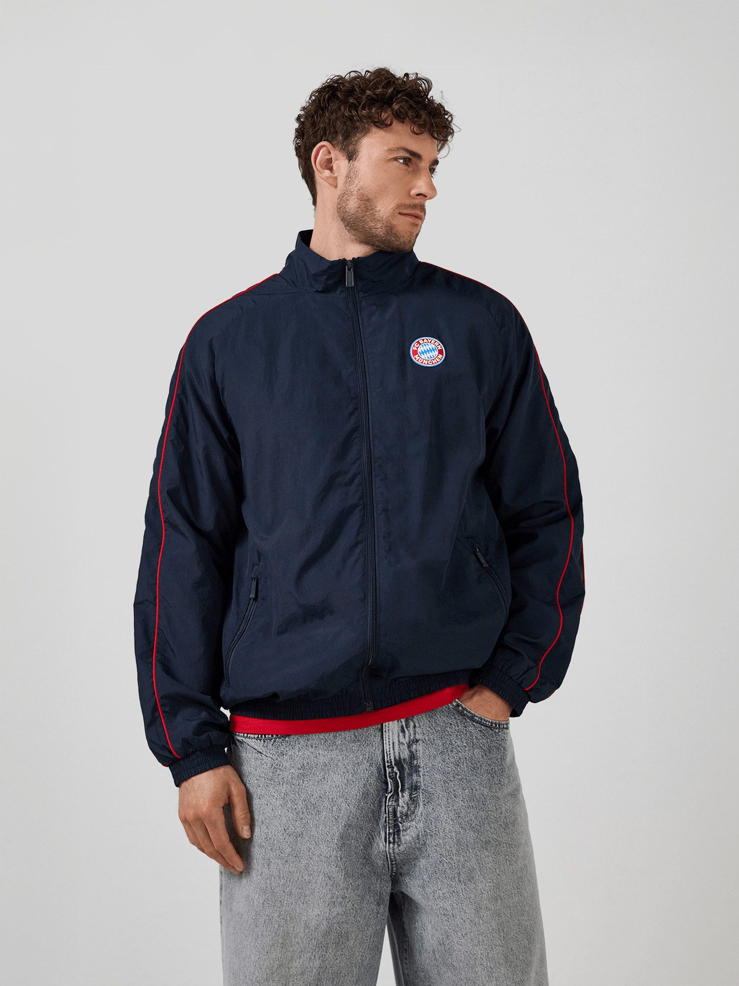 FC Bayern München Windbreaker FC Bayern München, Windbreaker Essentials, Herren, Navy