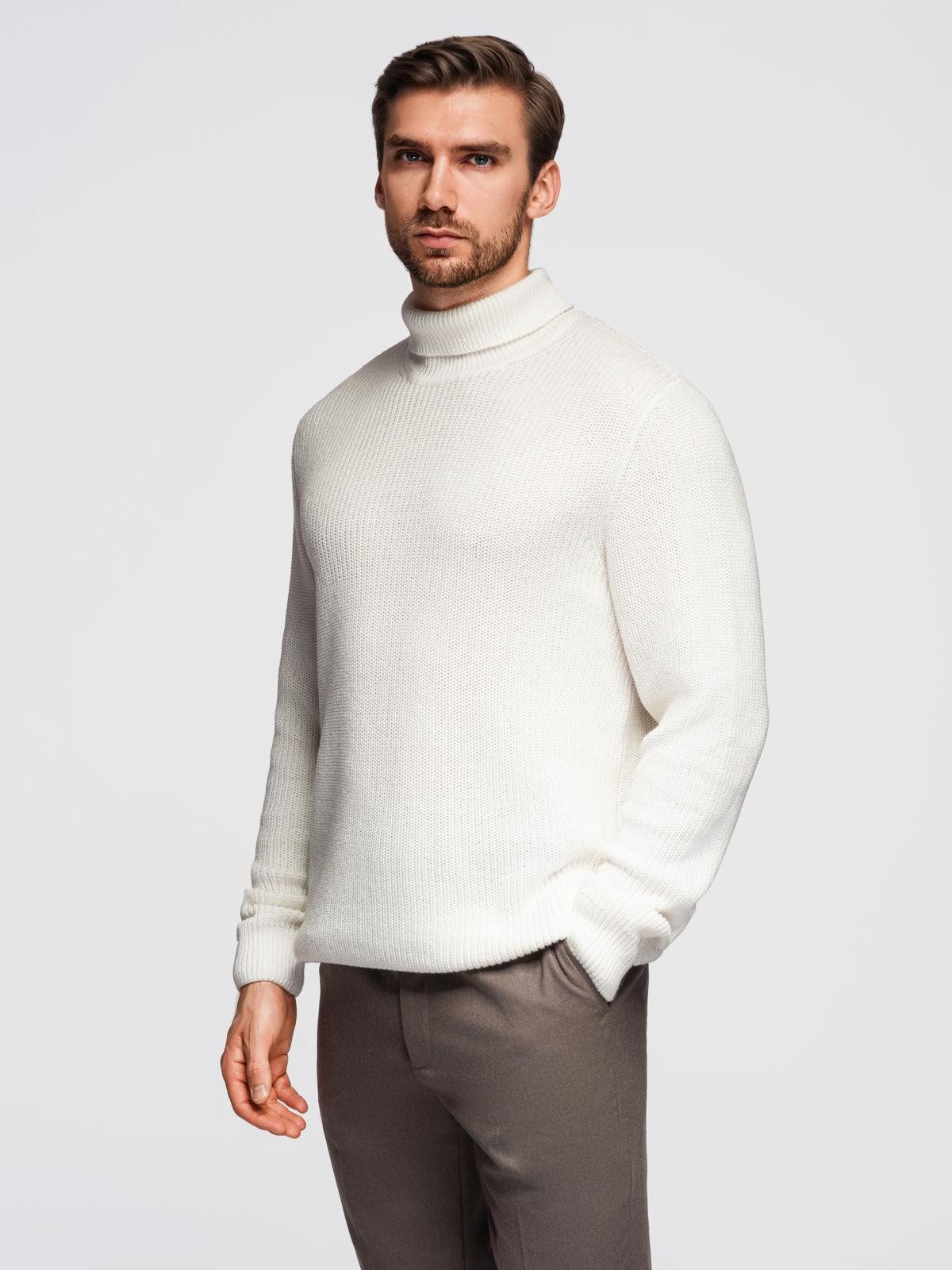 OMBRE Rollkragenpullover Klassischer Herrenpullover mit Rollkragen günstig online kaufen