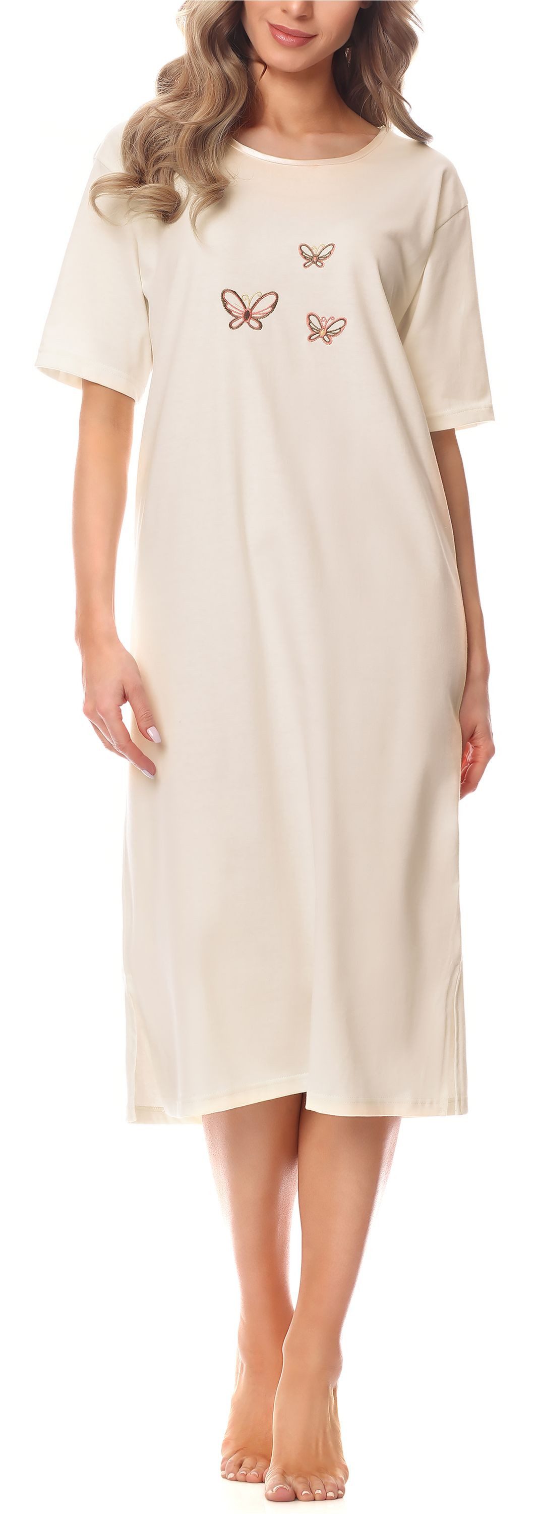 Merry Style Nachthemd Damen Kurzarm Nachthemd 91LW1 (1-tlg) günstig online kaufen