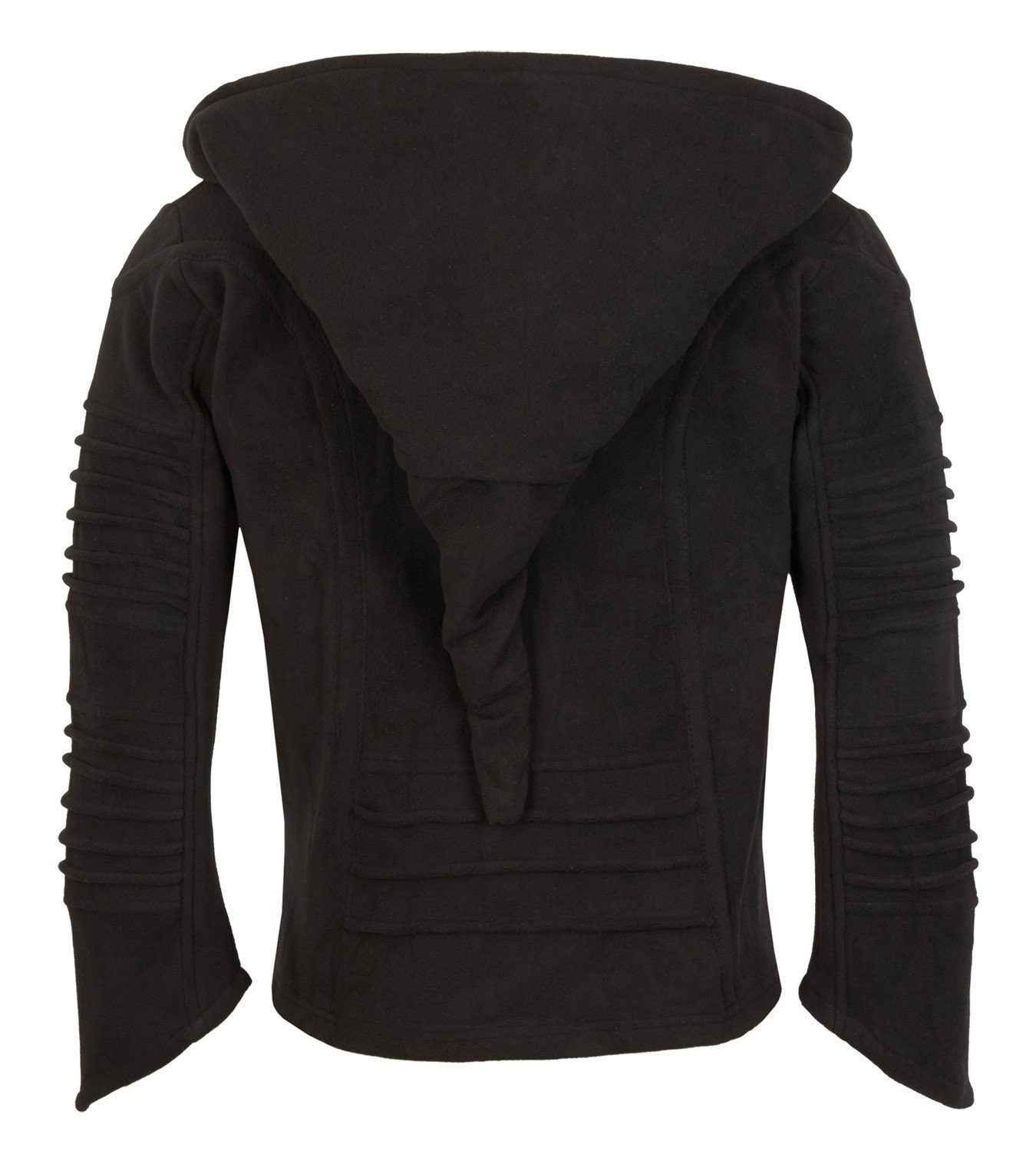 KUNST UND MAGIE Fleecejacke Kunst und Magie Unisex Schwarze Fleecejacke Zip günstig online kaufen