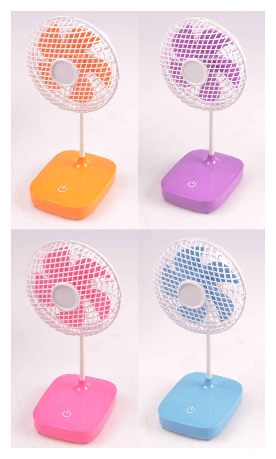 BURI Tischventilator Mini-Ventilator Ø13cm Tischventilator Lüfter Kühler Gebläse