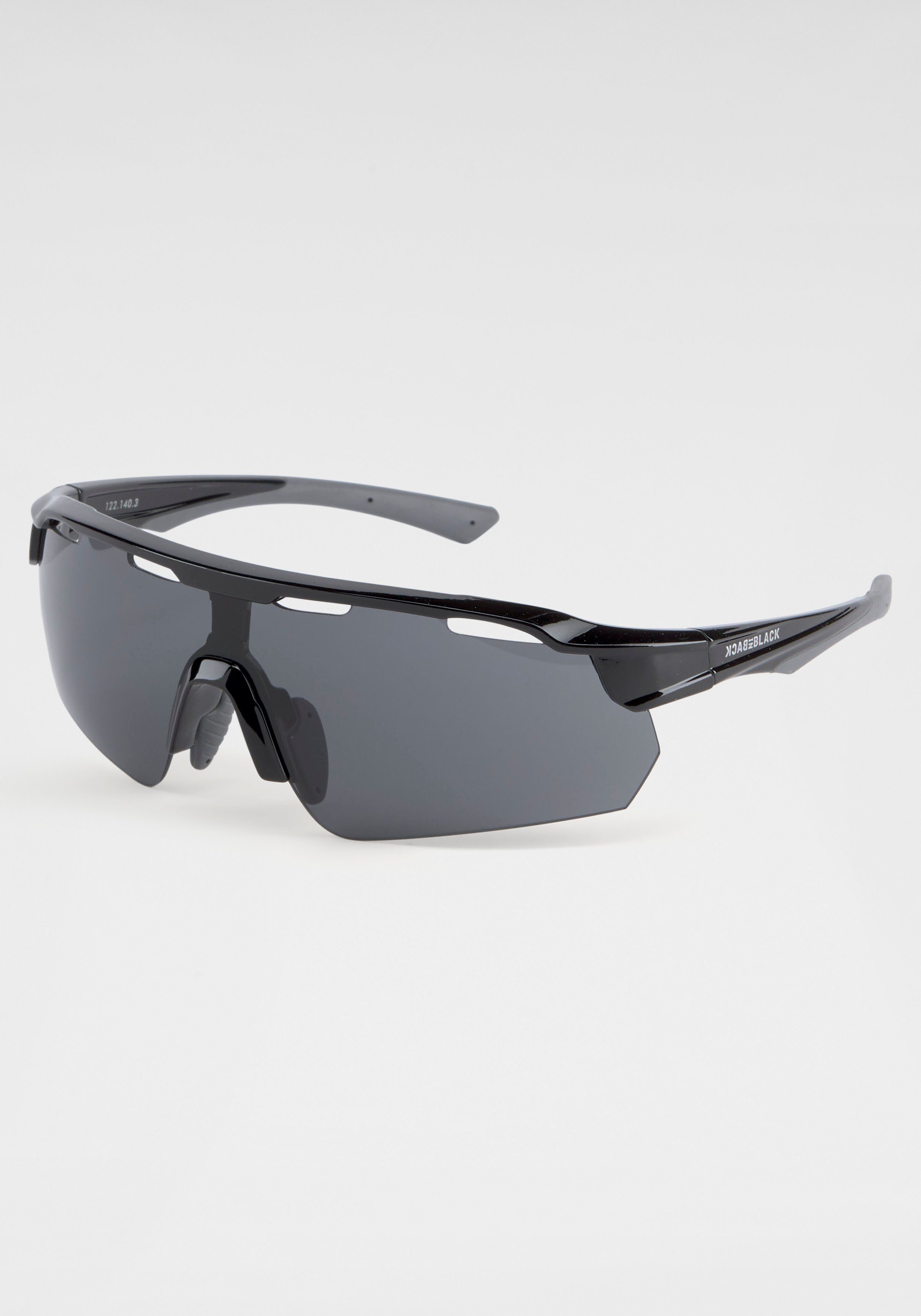Luftlöchern Gläsern, Gläsern BACK mit Sonnenbrille den BLACK Mit IN Eyewear über gebogenen