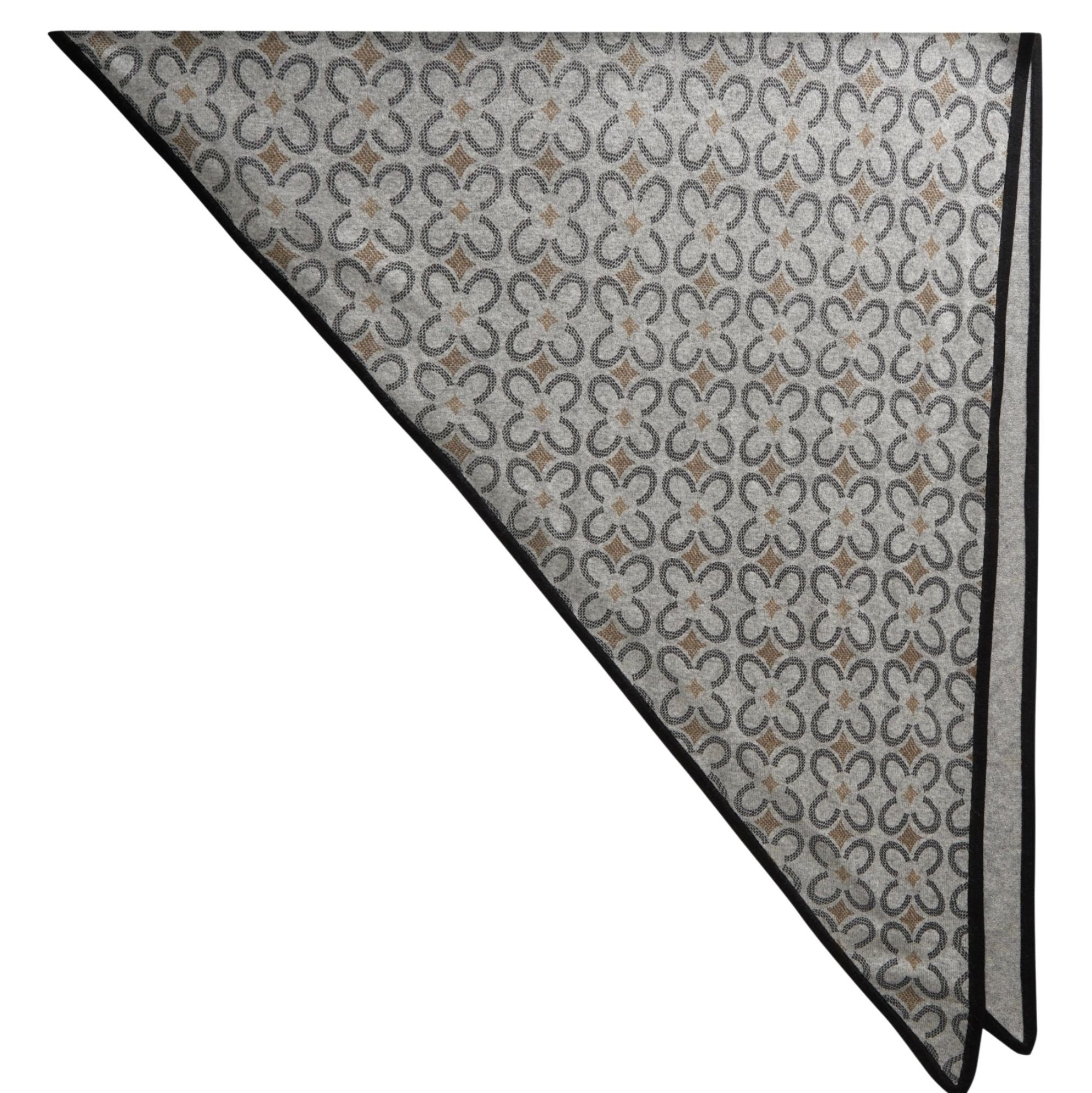 Dreieckstuch Logo-Muster Dreieckstuch Logo-Muster Codello Damen grau, Farbe Codello mit