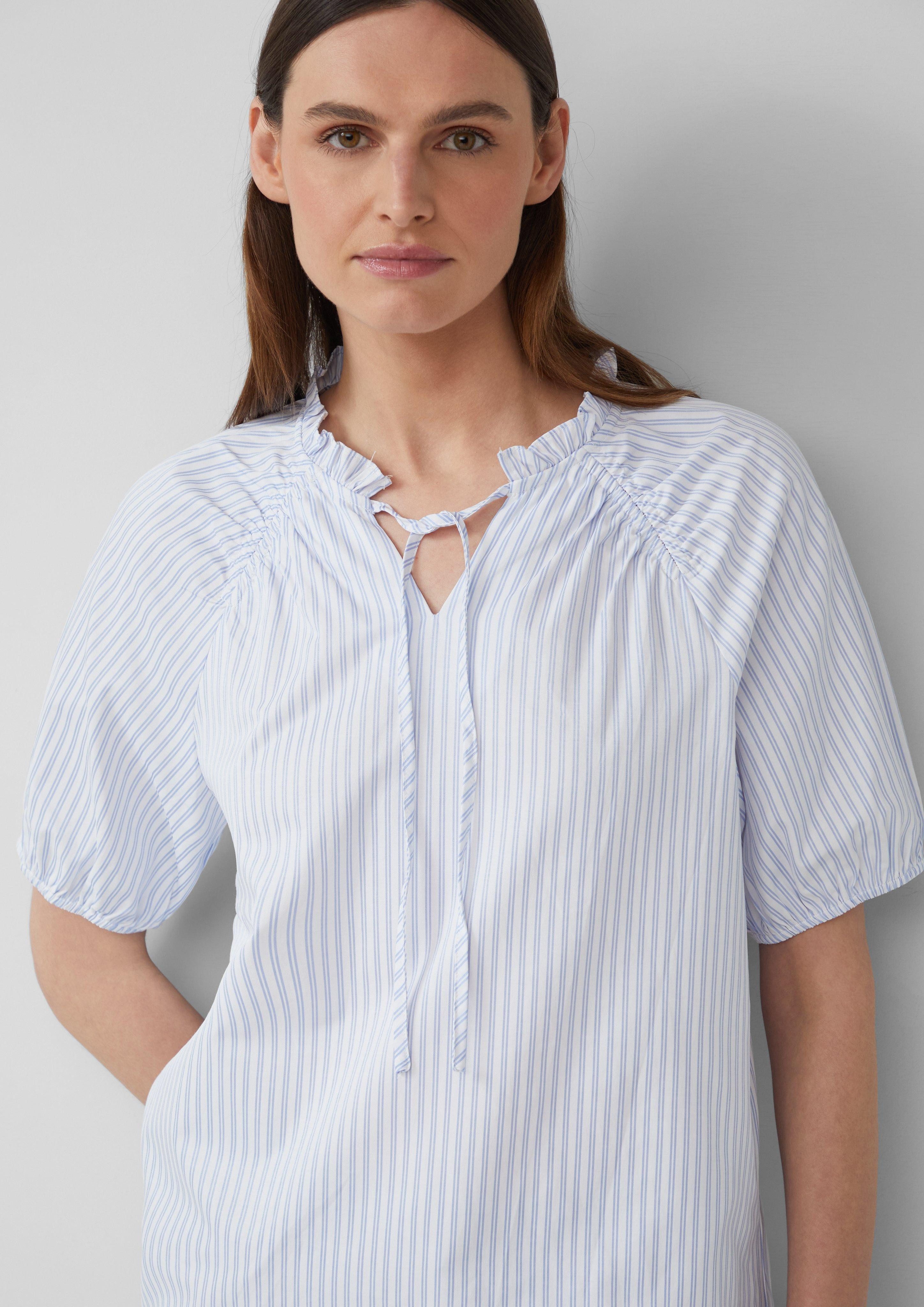 s.Oliver Kurzarmbluse Bluse im Relaxed Fit günstig online kaufen