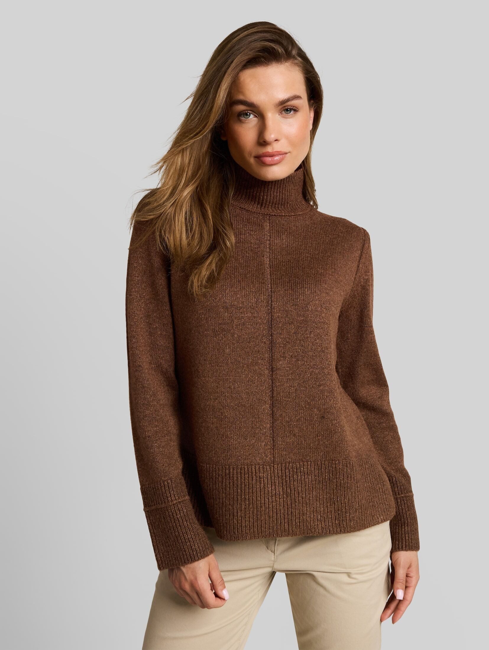 TOM TAILOR Strickpullover Pullover & Strickjacken Cosy Strickpullover mit Stehkragen