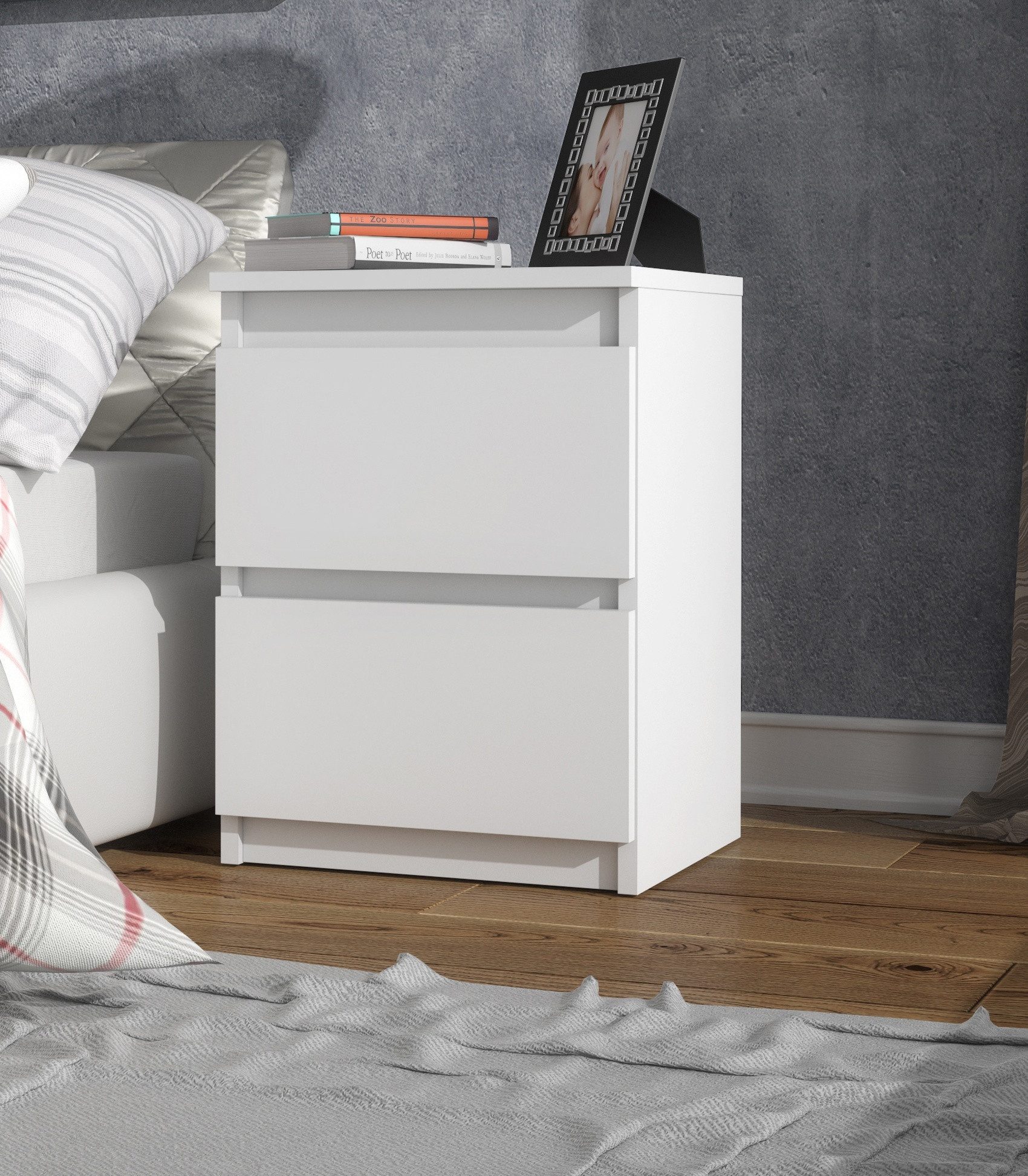 Nachttisch Nachtschrank, Nachtkommode, Schlafzimmermöbel, Beistelltisch
