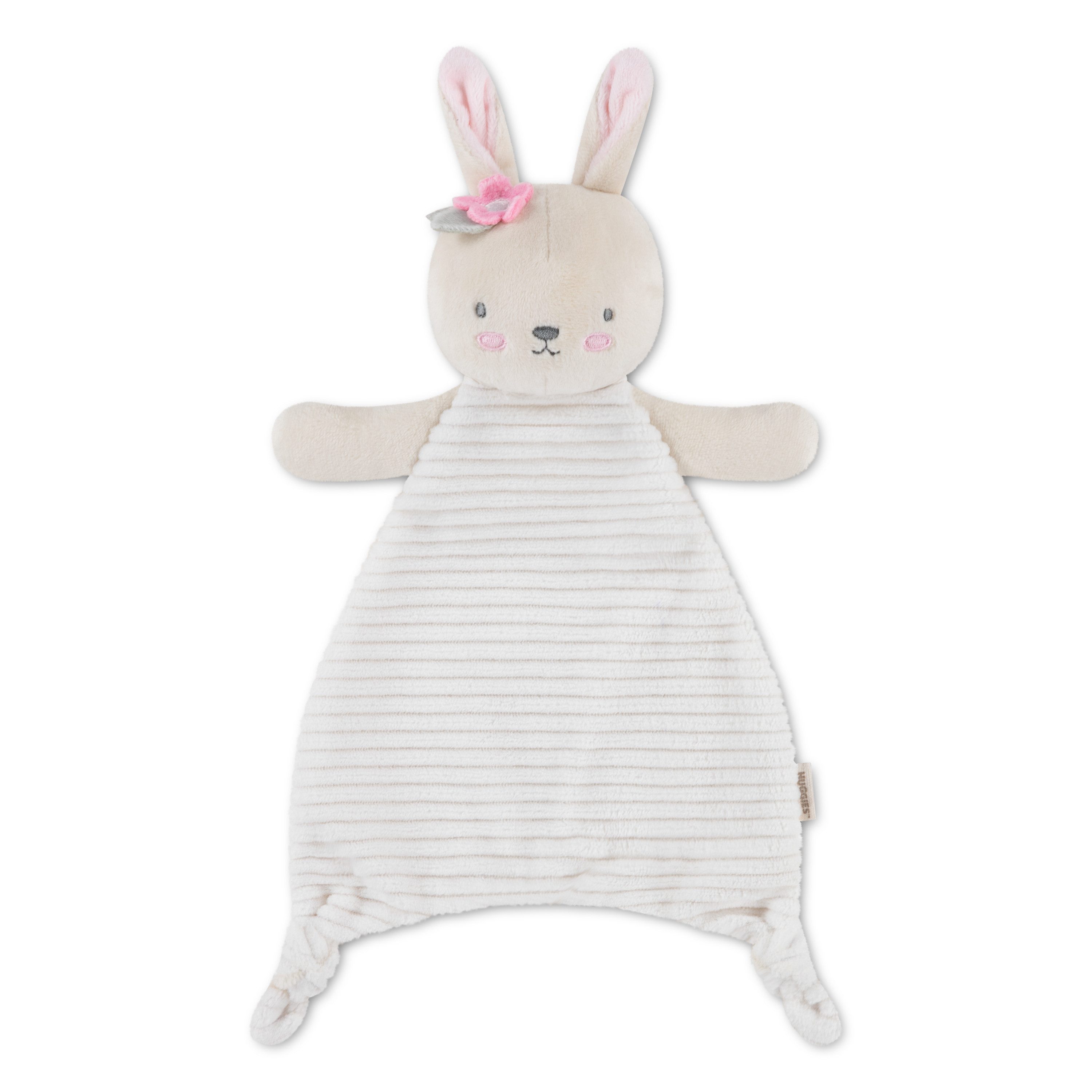 HUGGIES babywear Schmusetuch HGHG PLUSH LOVEY, aus Nicki-Qualität mit Hasen-Motiv - for Girls
