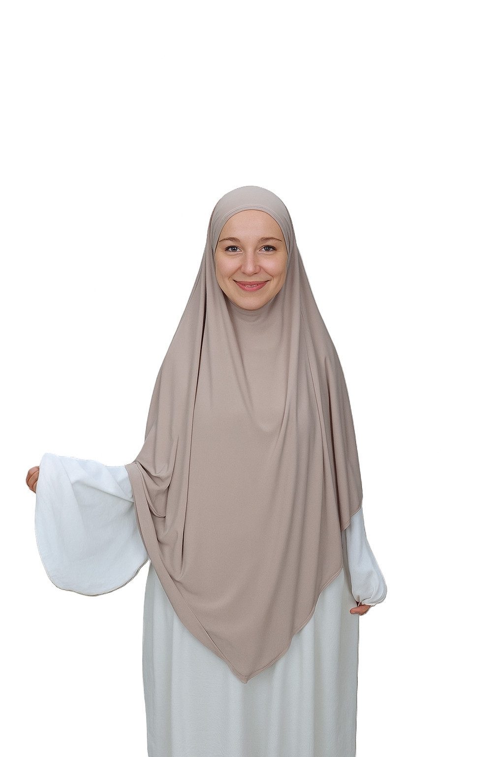 Aymasal Kopftuch Jersey premium Khimar BAYLA Einlagiger Jersey Khimar Hijab günstig online kaufen