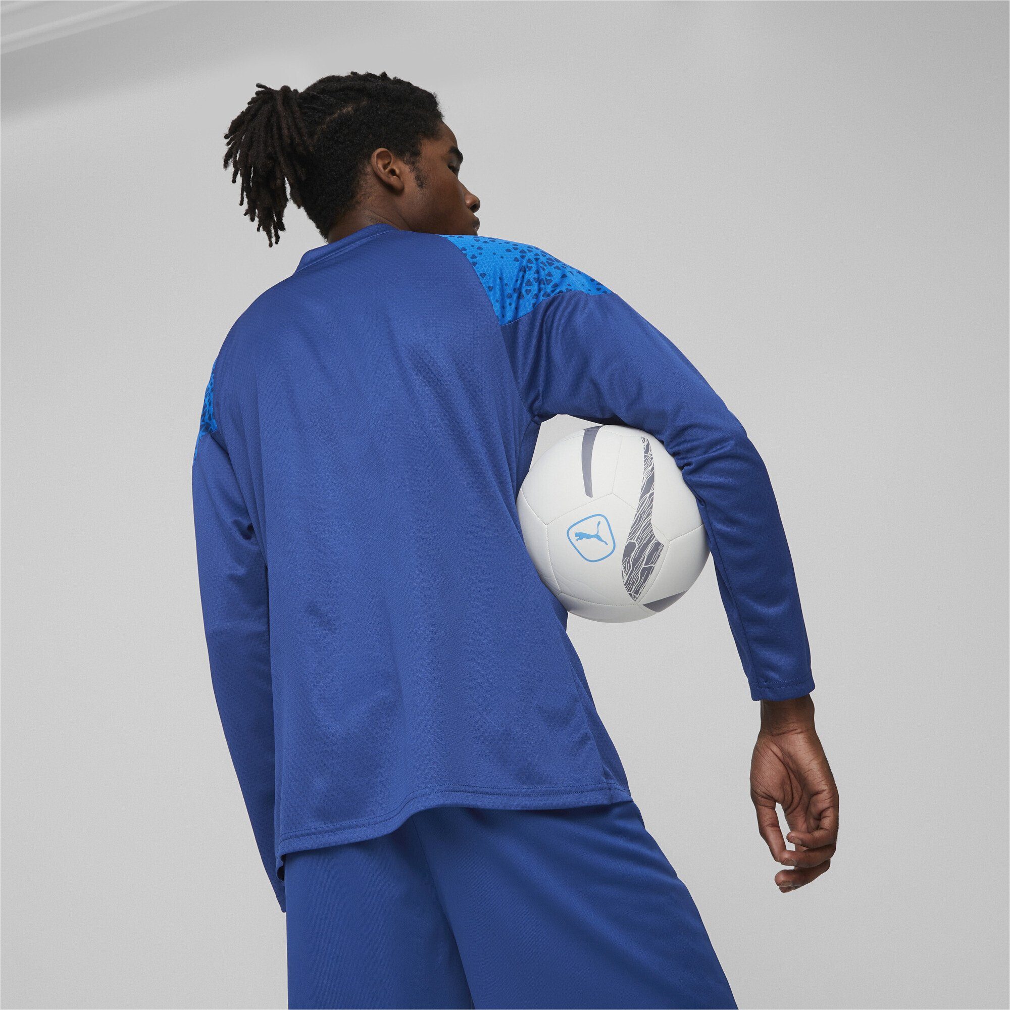 PUMA Trainingsshirt Olympique Marseille Fußball-Trainings-Top mit de