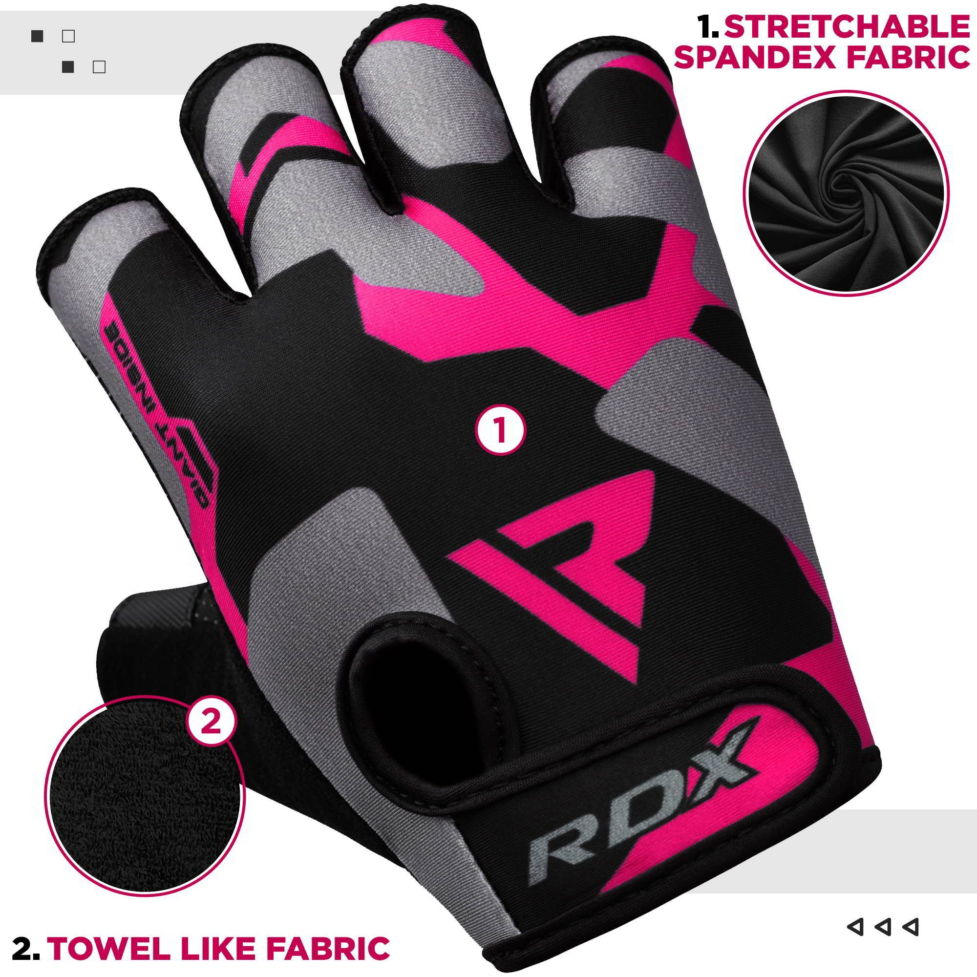 RDX Trainingshandschuhe RDX Fitness Handschuhe, Trainingshandschuhe, Workout Handgelenkschutz – Bild 5 von 5