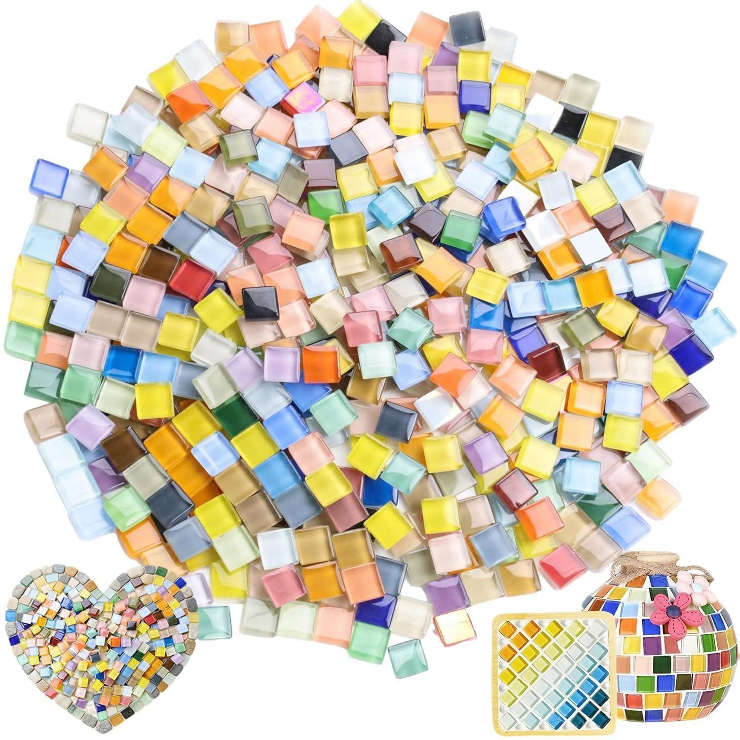 LuxusKollektion Kreativset Mosaiksteine Quadrat bunt 900g
