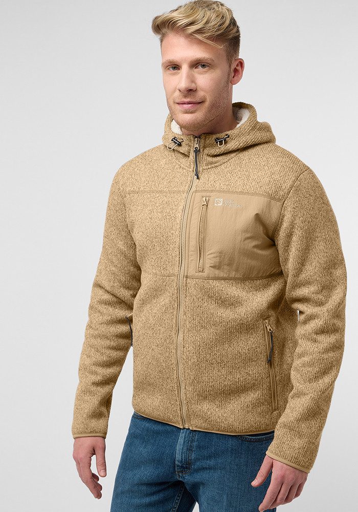 Jack Wolfskin Fleecejacke KAMINFEUER HOODED JKT günstig online kaufen