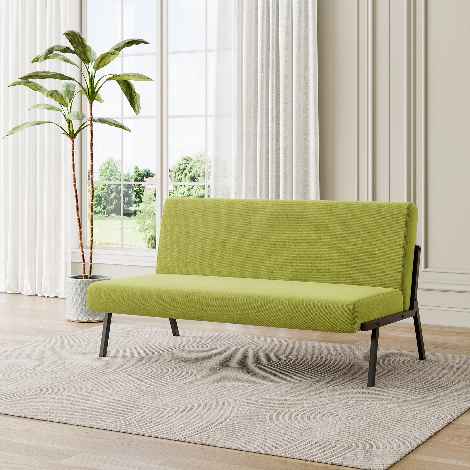 OUNUO Sofa 2 Sitzer Couch mit günstig online kaufen