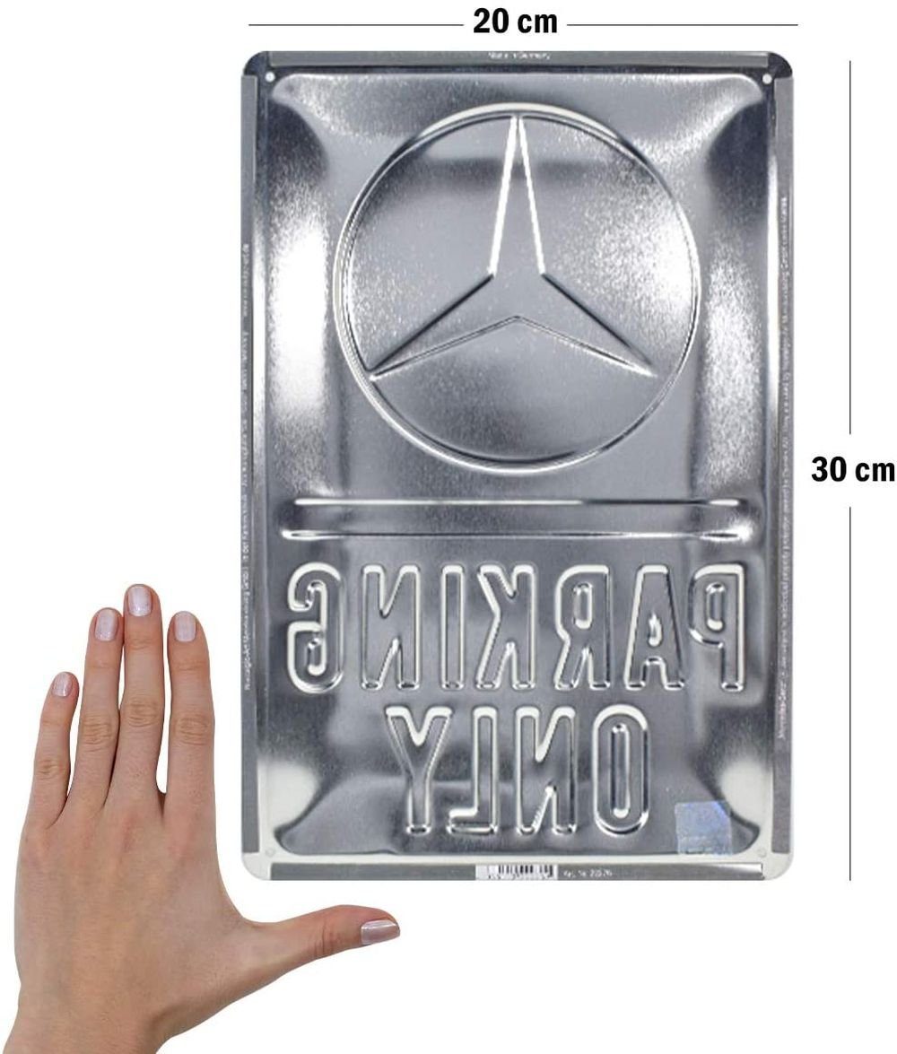Nostalgic-Art Metallschild Blechschild 20 x 30cm - Mercedes-Benz - Parking Only