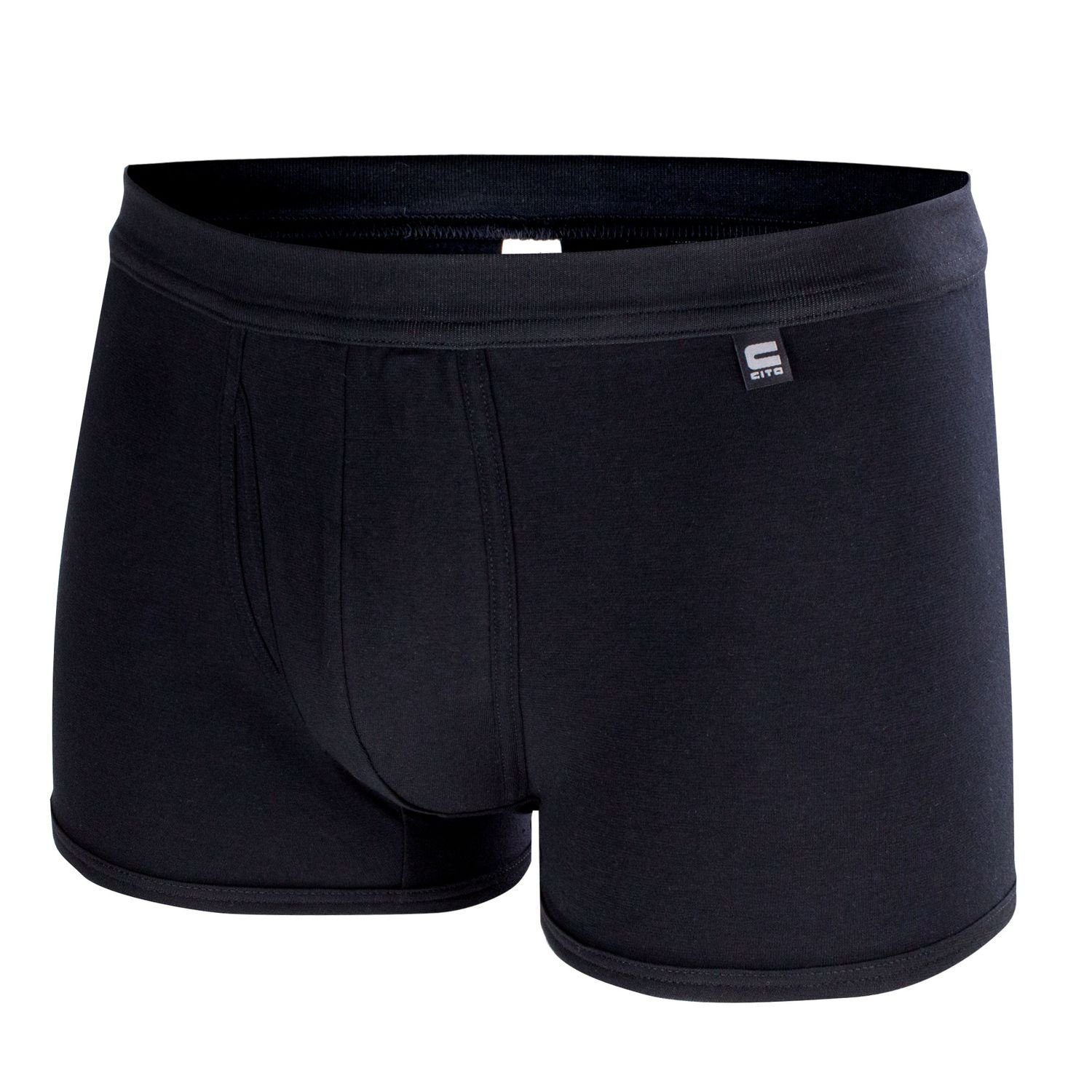 (3-St) Pack Schwarz Eingriff und im Komfortbündchen Boxershorts Cito mit 3er