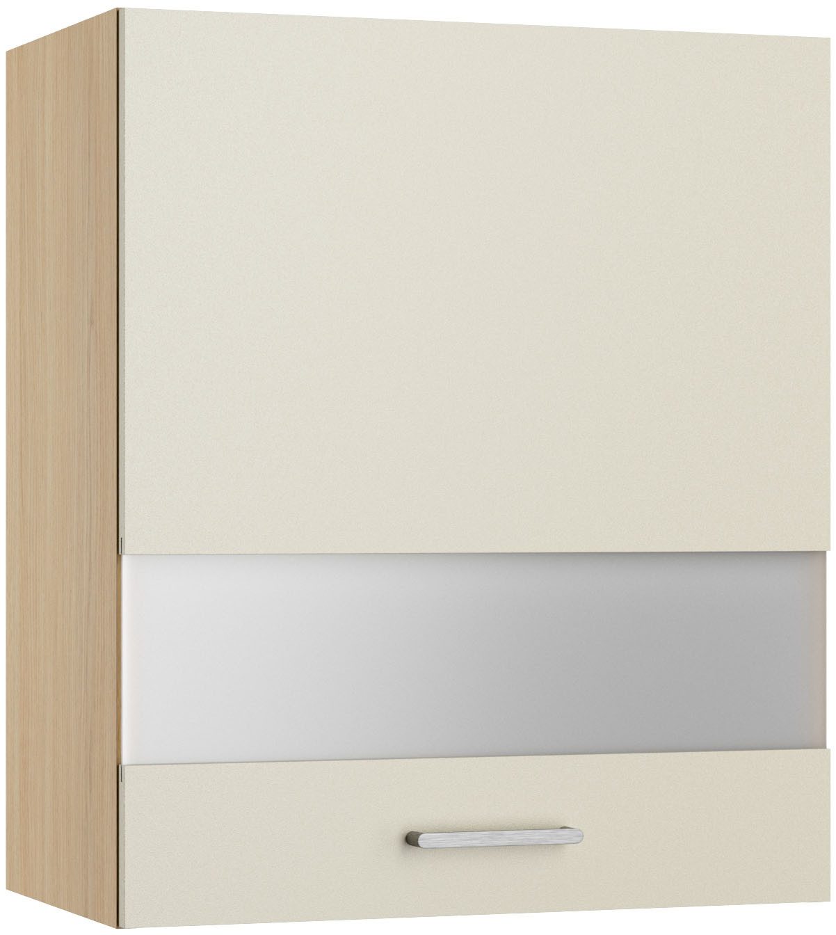 KOCHSTATION Hängeschrank KS-Lucy Breite 60 cm, mit 1 Segmentglastür, 2 Einlegeböden, Soft-Close