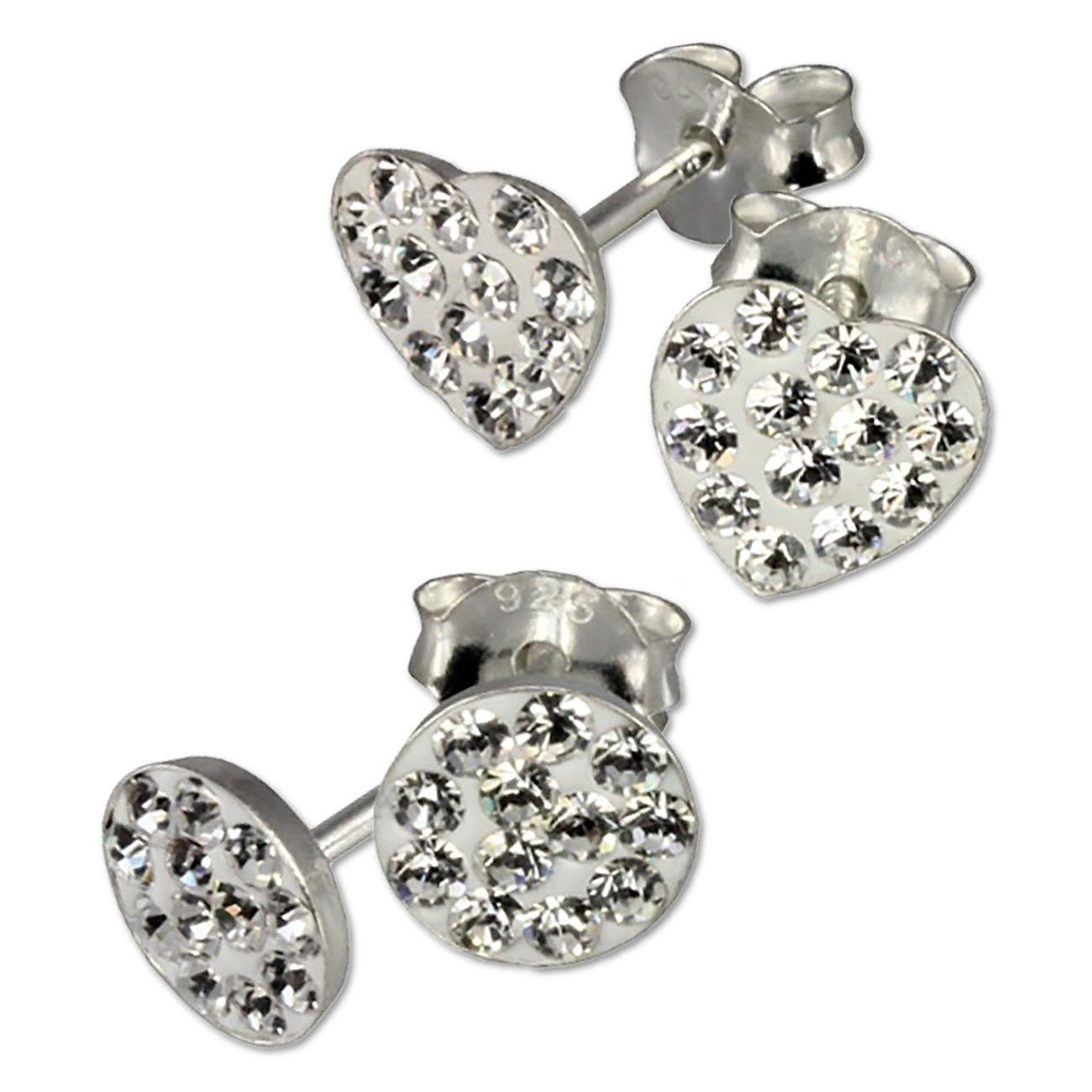 Schmuckset SilberDream Glitzer Set Ohrstecker