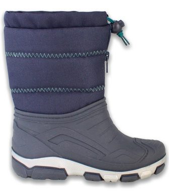 Beck Blizzard Winterstiefel (für Jungen und Mädchen, flauschiges Futter für warme Füße bei Nässe und Kälte) Doppelgrößen, mit Reißverschluss für leichtes An- und Ausziehen