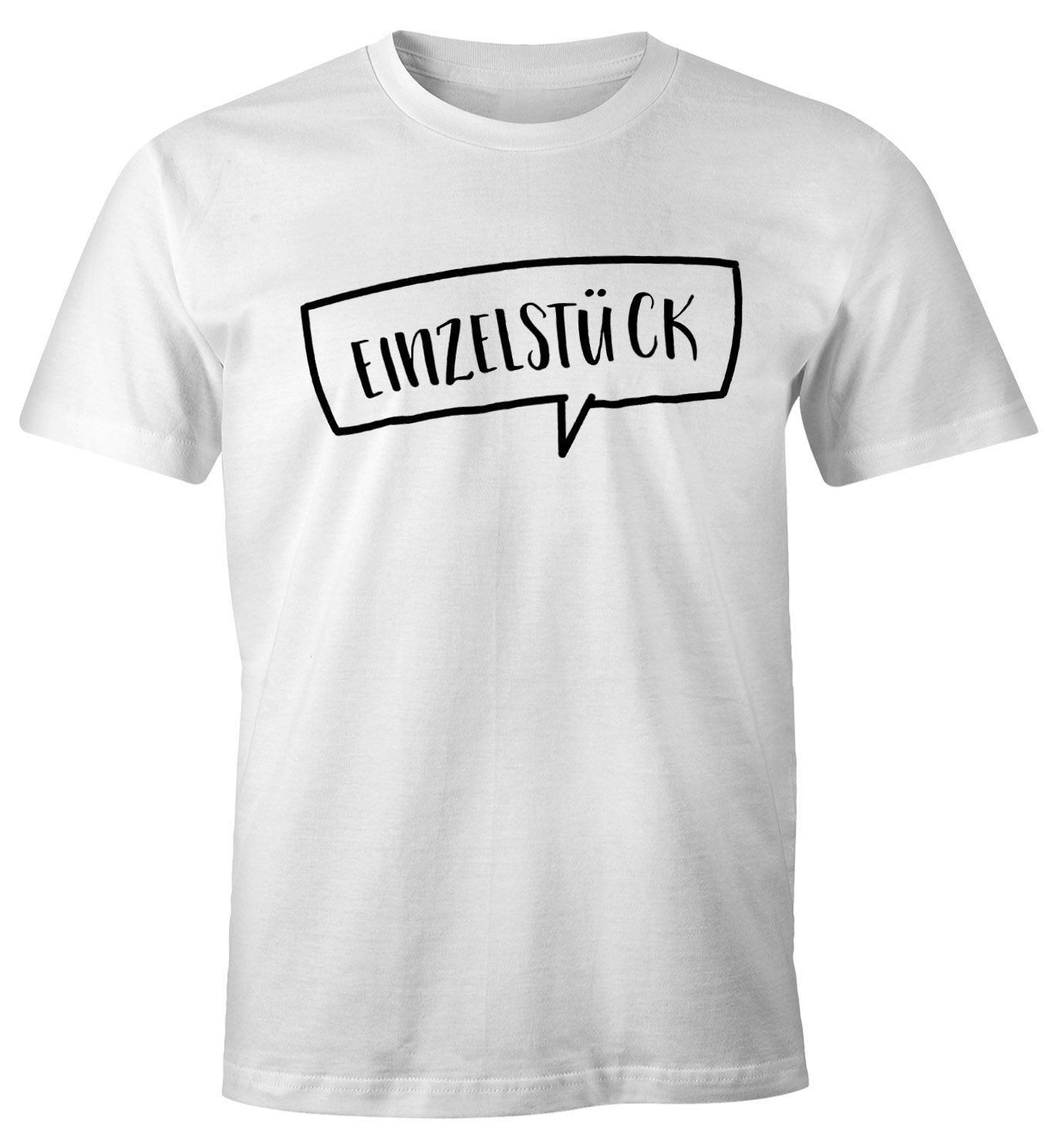 Print-Shirt witziges Herren T-Shirt "Einzelstück" Sprüche Spruch Fun-Shirt Männer