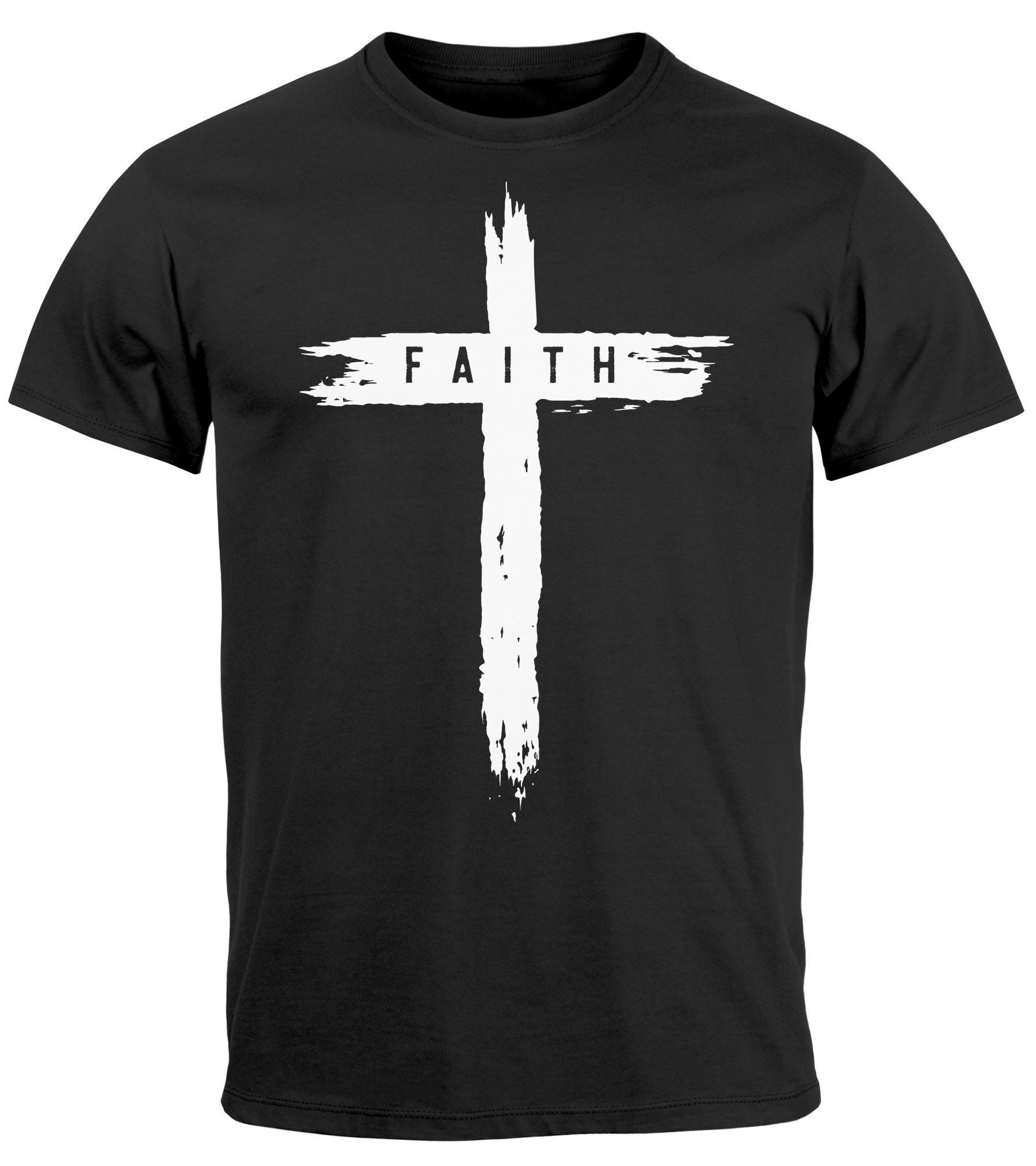 Neverless Print-Shirt Herren T-Shirt Printshirt Aufdruck günstig online kaufen