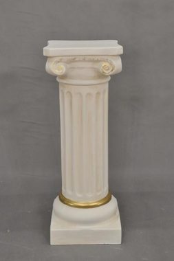 JVmoebel Skulptur Säule Marmor Stil Dekoration Säulen Statue Skulptur Ständer Deko