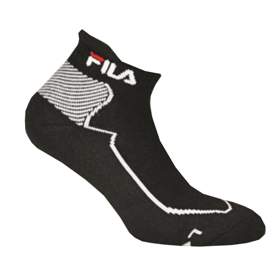 Fila Tennissocken Performance Short (Mischgewebe) schwarz - 1 Paar