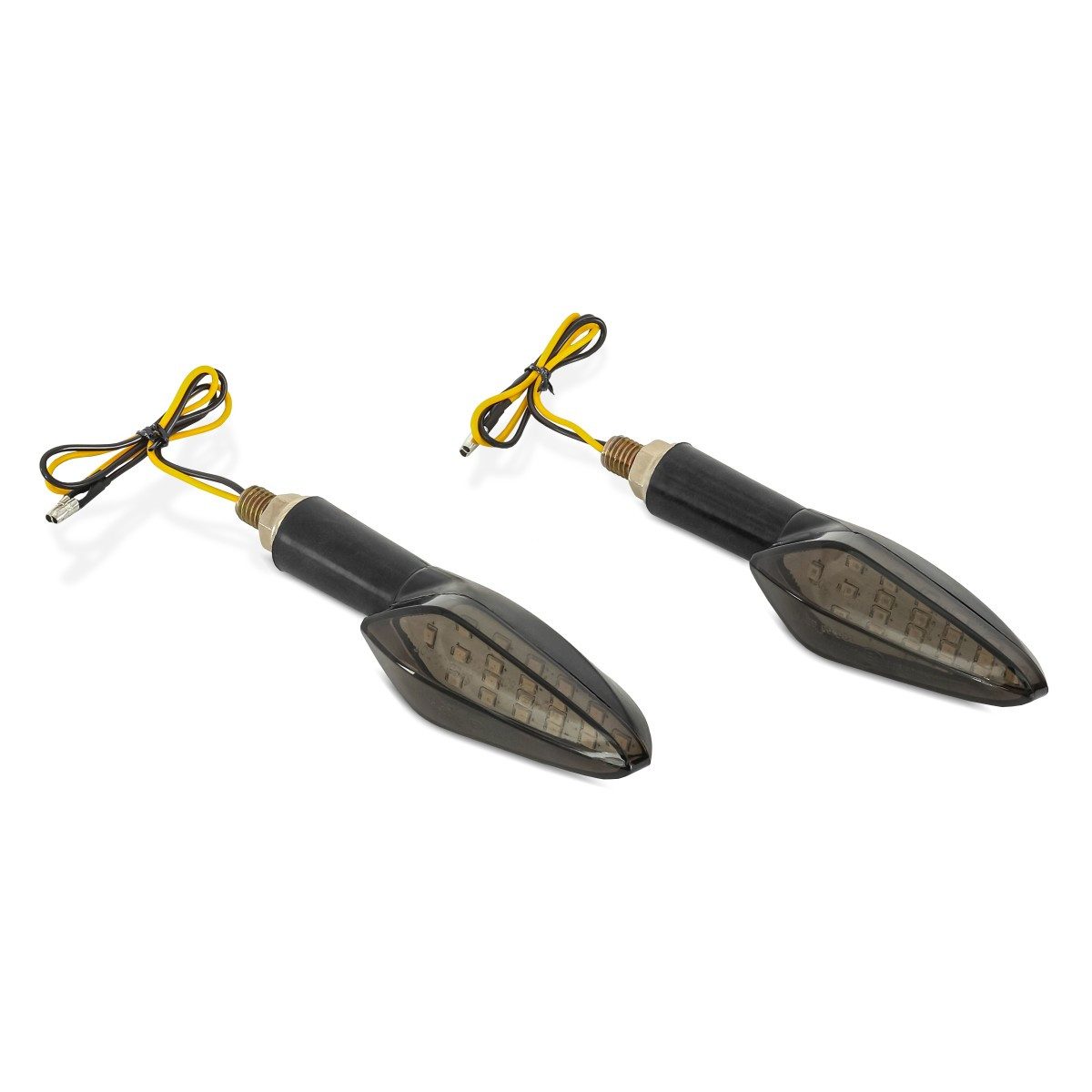 Lumitecs Blinker Lauflicht Blinker Motorrad LED # BL6 E-Prüfzeichen 2 Stück getönt