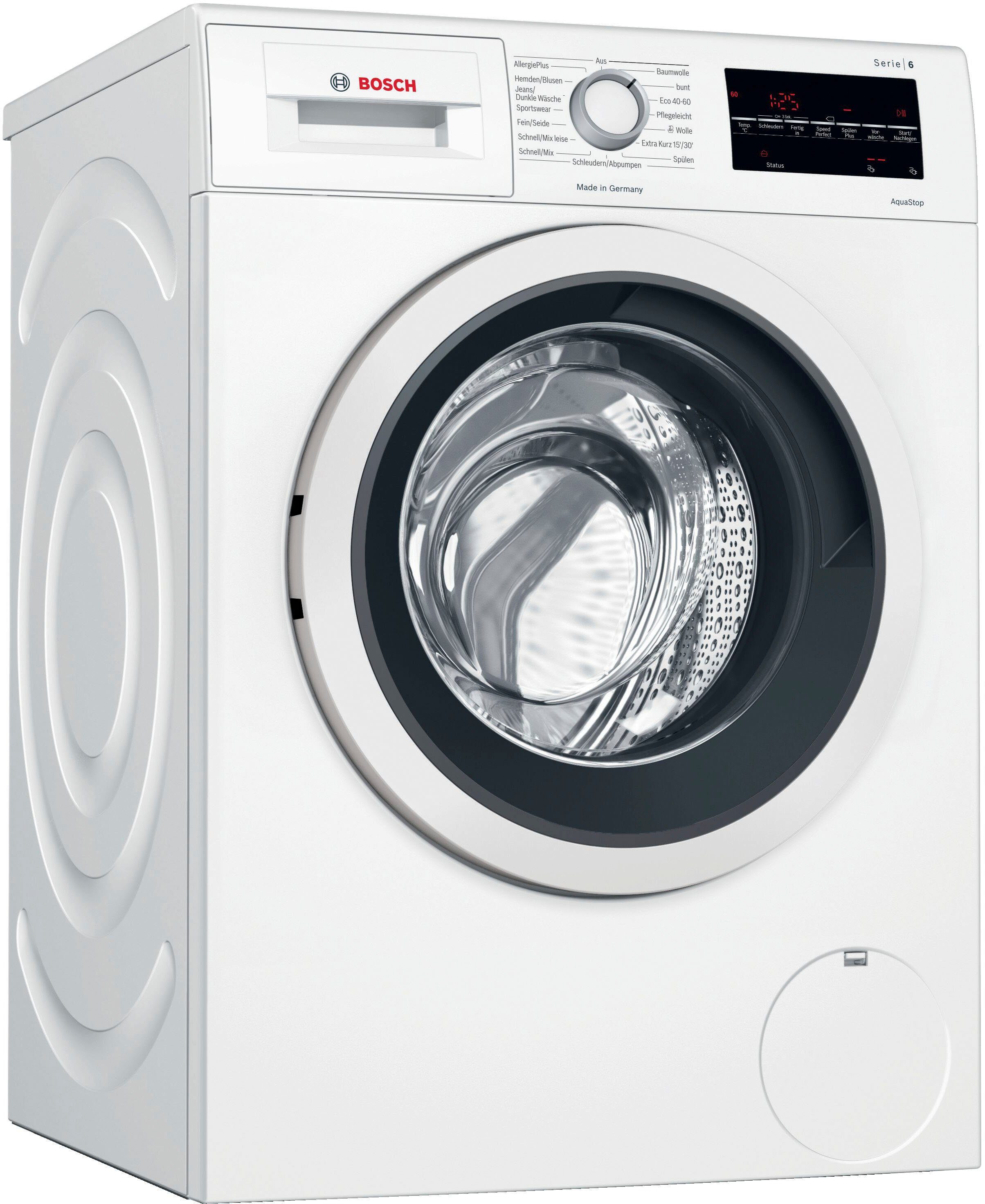 BOSCH Waschmaschine Serie 6 WAG28400, 8 1400 kg, U/min