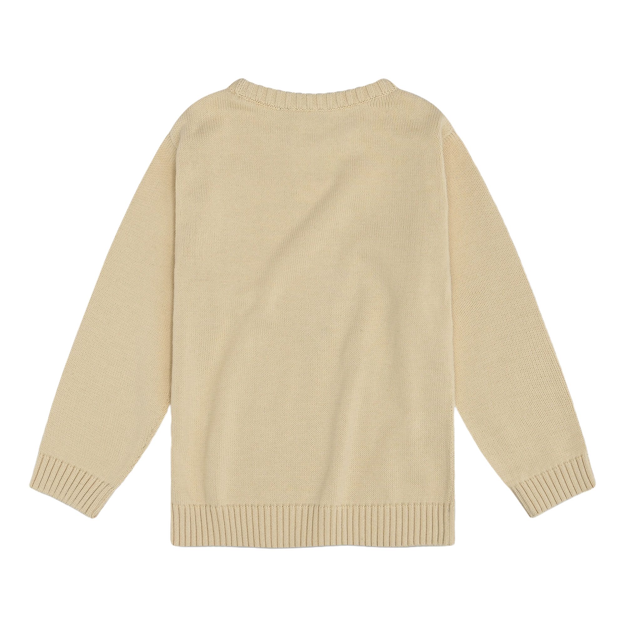 Bavarian Caps Strickpullover Bavarian Caps Strickpulli "Tierfest" - beige (Kinder) (Strickpullover, Strickpullover)
