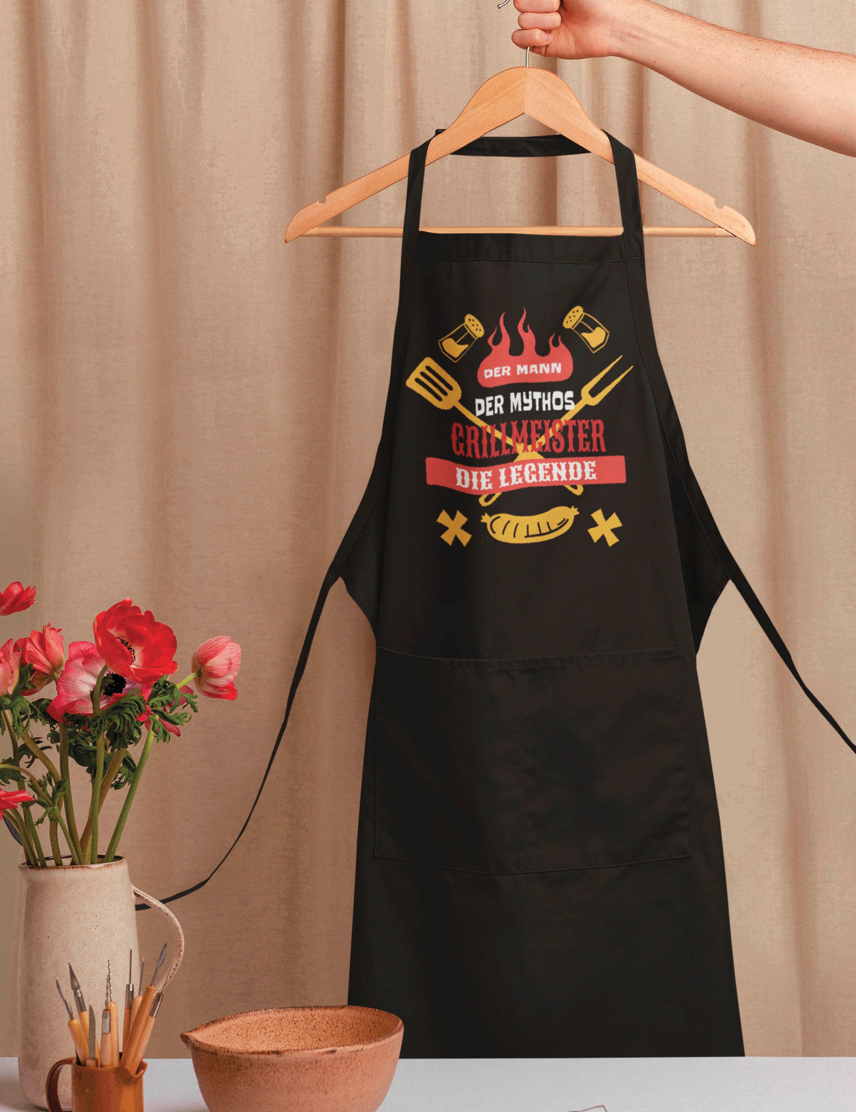 Youth Designz Grillschürze Herren Schürze Grillmeister günstig online kaufen