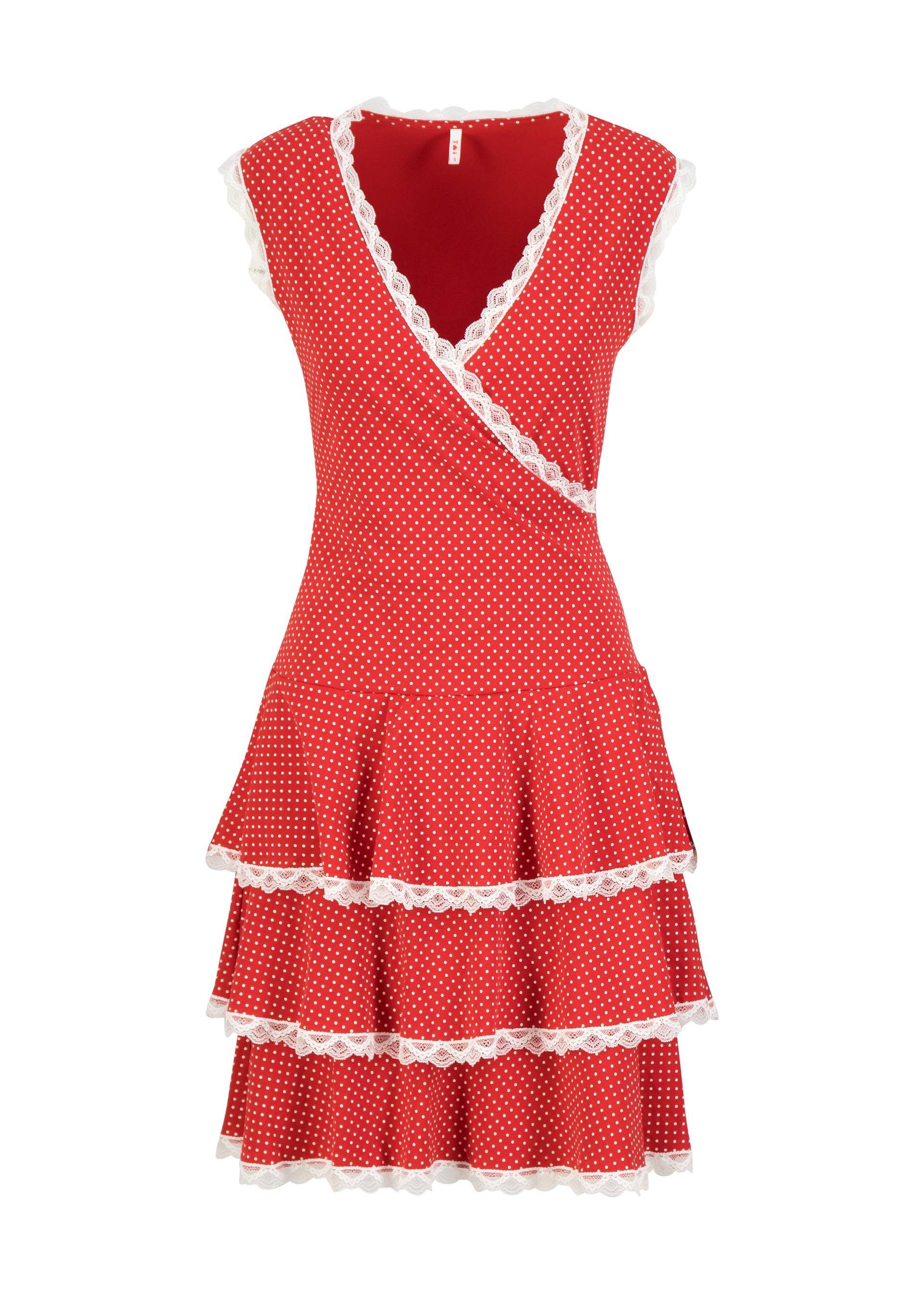 Blutsgeschwister Sommerkleid You're my Heart - Jerseykleid für Damen - Wickelkleid