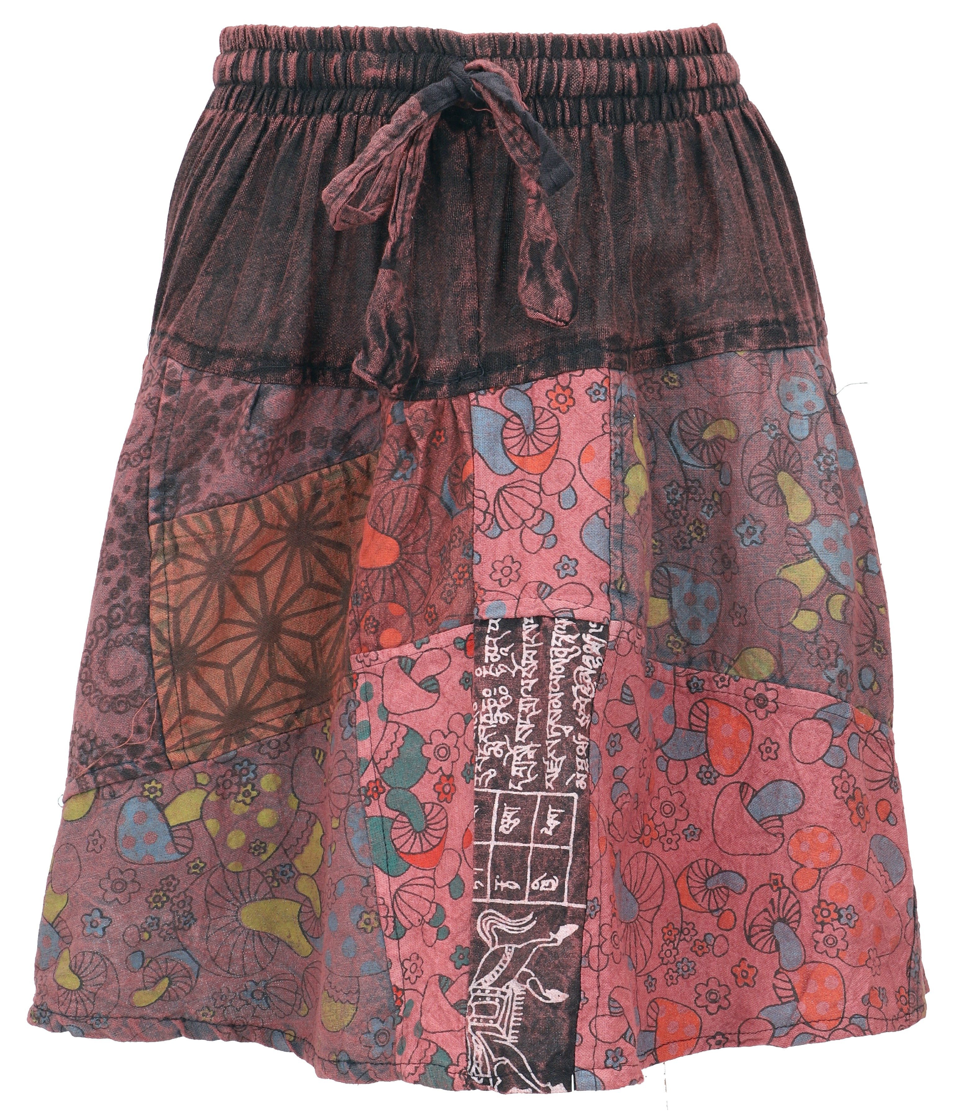 Guru-Shop Minirock Goa Patchwork Minirock, Boho Unikat Minirock -.. alterna günstig online kaufen