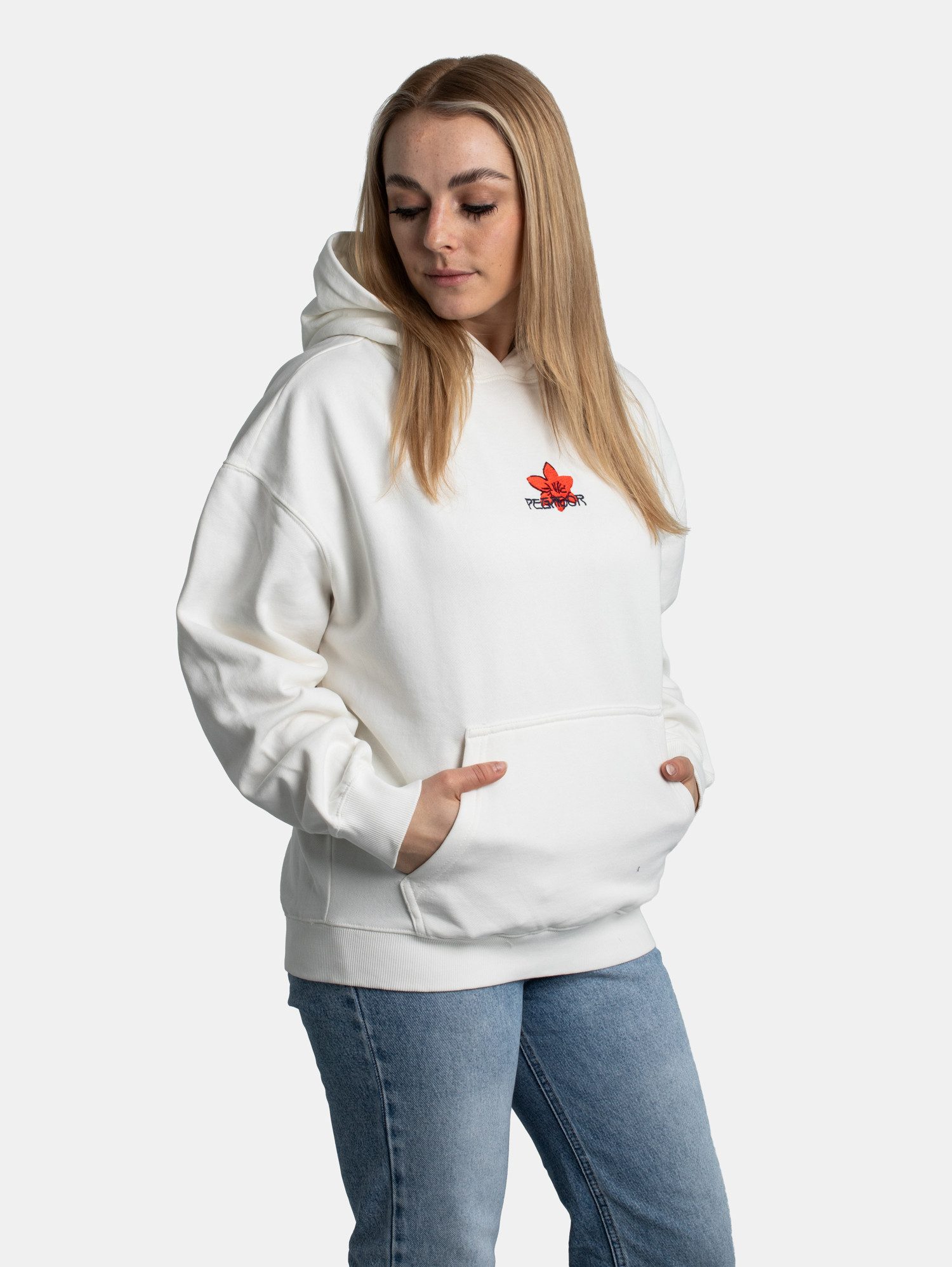 PEGADOR Hoodie Pegador Modra Oversized Hoodie