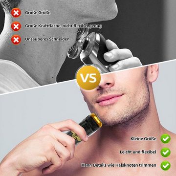 LifeImpree Bartschneider, Nass- und Trockenrasierer, 360° Rotations rasierer