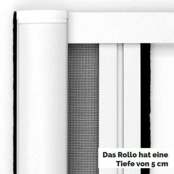 Nematek Insektenschutz-Tür Nematek® Insektenschutz Rollo für Türen - Fliegengitter für Balkontür