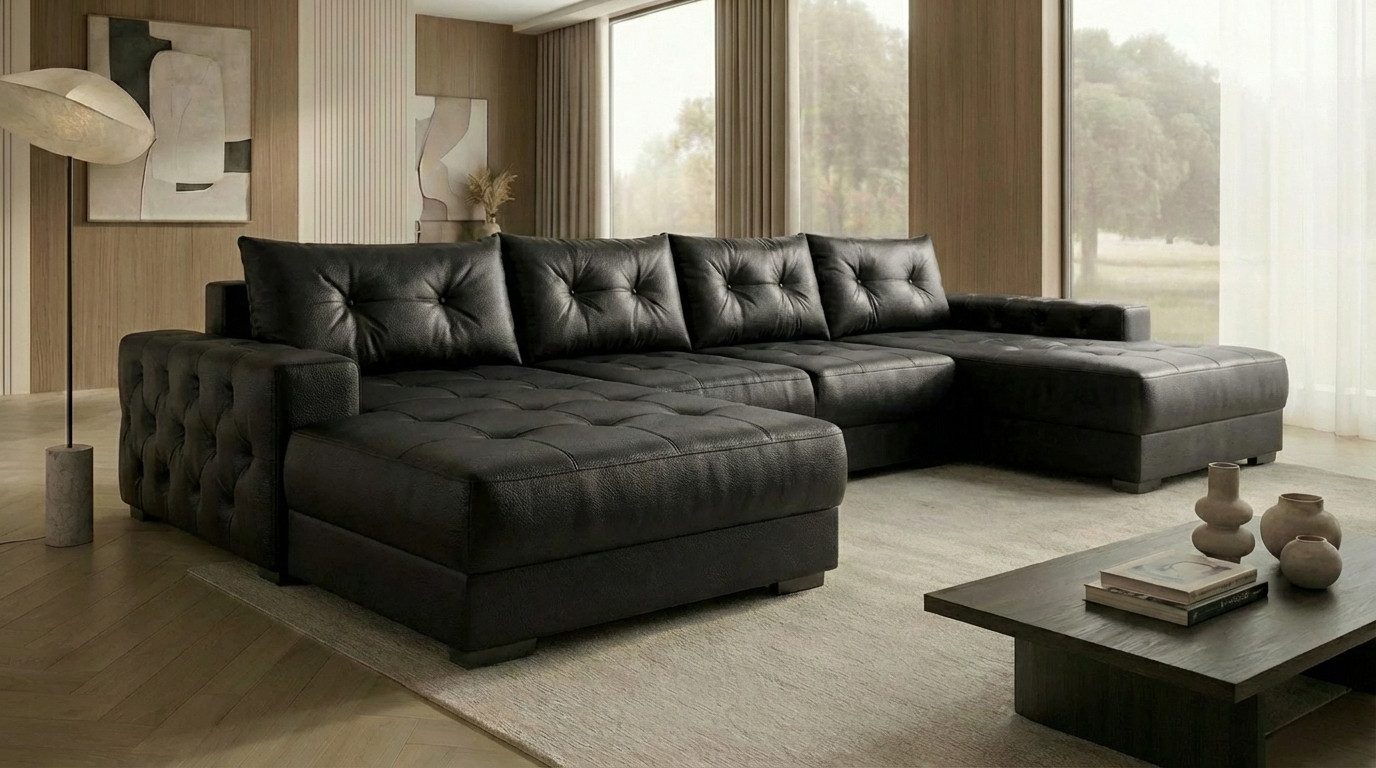 A&J MöbelLand GmbH Ecksofa VIENA, FABIO, VALTOR, MODENA mit Schlaffunktion, Bonellfederkern, Viele Varianten zur Auswahl – wählen Sie Farbe!, TOP ANGEBOT!