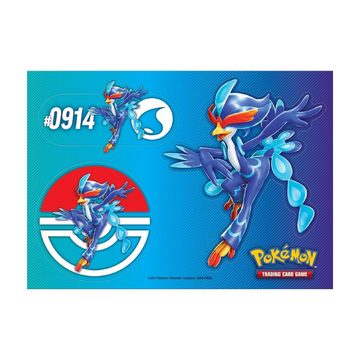 The Pokémon Company International Sammelkarte Pokémon - Karmesin & Purpur - Sammelkoffer Herbst 2023, mit Glurak, Maskagato, Skelokrok und Fuentente