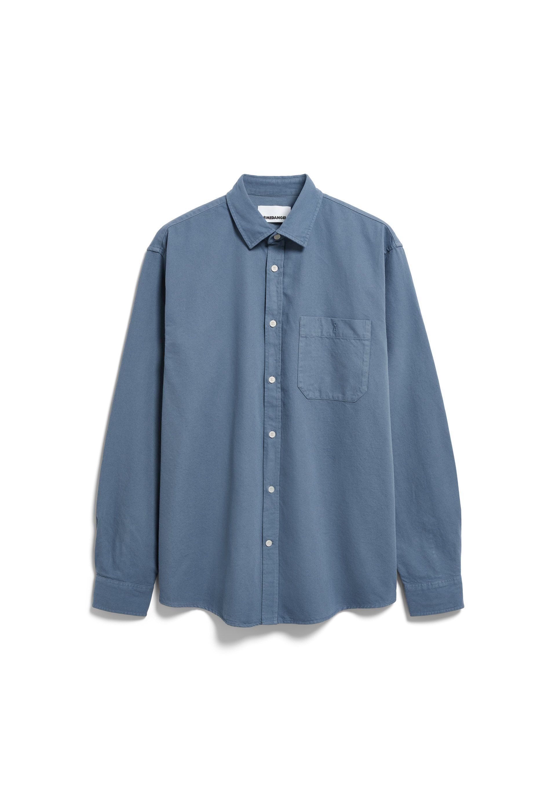 Armedangels Langarmhemd GMT DYE LINO Hemd aus Leinen-Mix (1-tlg., Relaxed Fit) Relaxed Fit