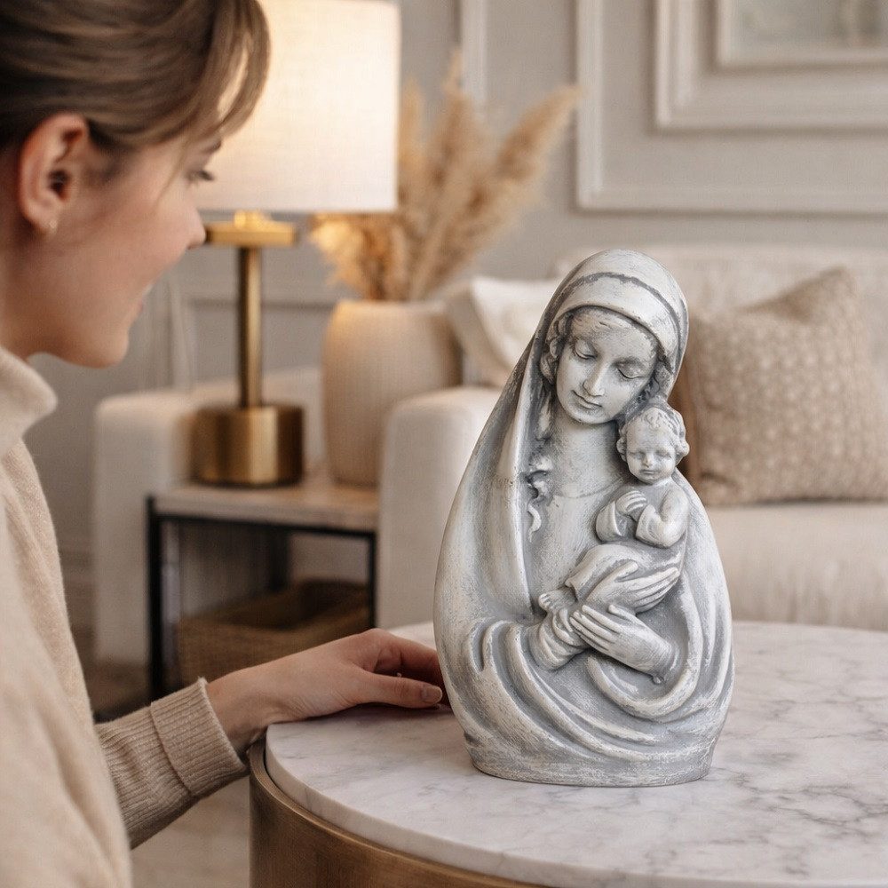 JVmoebel Skulptur Maria und Jesus Skulpturen Gott Heilige Figuren Dekor Statuen Sofort (1 St), Made in Europa