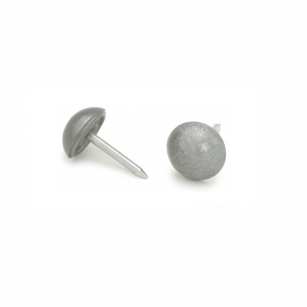Heiro Ziernagel Plastik Ziernägel Silber Rostfrei A10/12 250 Stück ⌀ 10mm, 250-St.