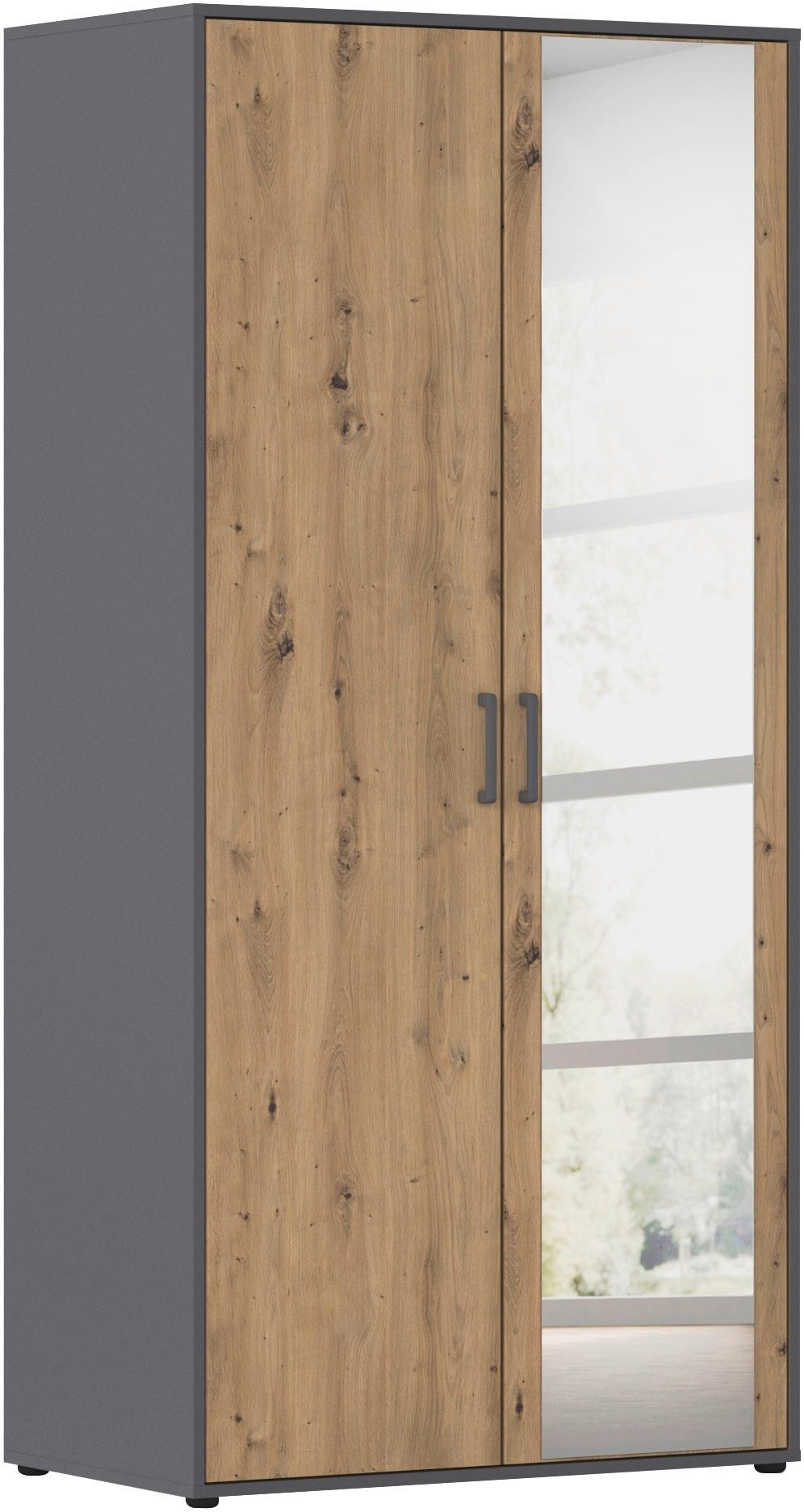 Drehtürenschrank Kleiderschrank Schrank Garderobe Wäscheschrank VOYAGER