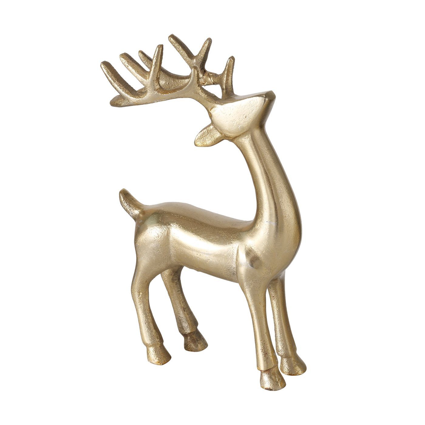 BOLTZE GRUPPE GmbH Dekofigur Boltze Dekofigur Seran Hirsch Gold 2037515 (1 günstig online kaufen