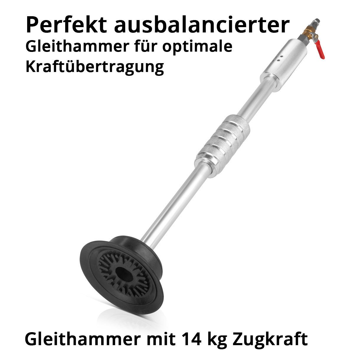 STAHLWERK Reparatur-Set Dellenzieher PDZ-620 ST Pneumatischer Gleithammer, Paket, 1-St., Einzelgerät, zur professionellen Reparatur von Kfz Karosserien